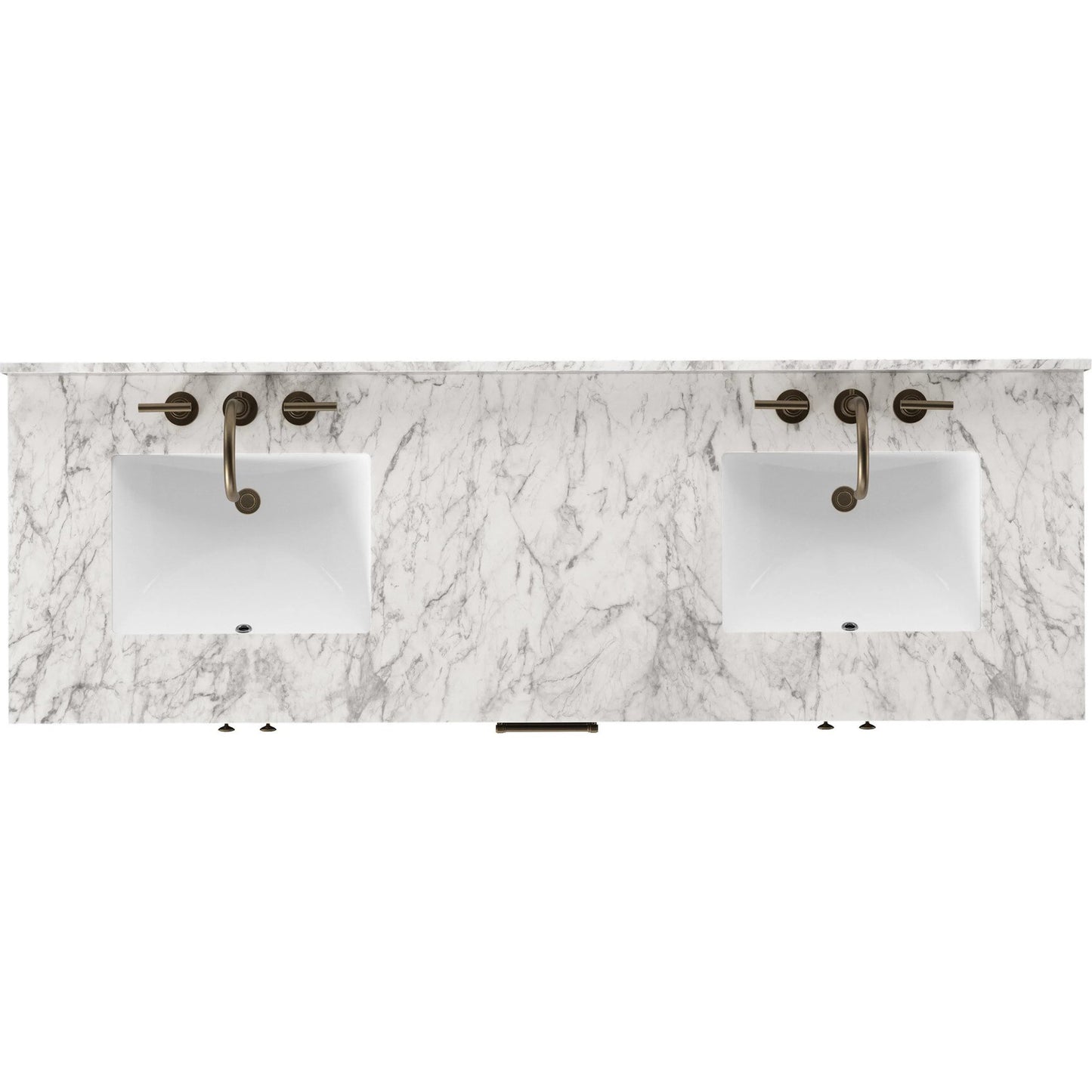 009 SI-2377096 | Additional Silo | Anthem Double Vanity by Four Hands. Made from thick oak veneer, solid marble in a unique style.