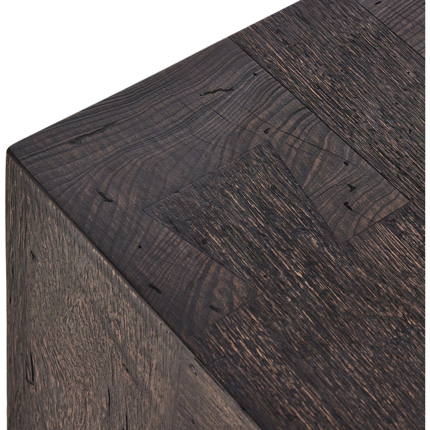 028 SI-2137147 | Closeup | Abaso Accent Bench by Four Hands. Made from thick oak veneer, engineered hardwood in a modern style.