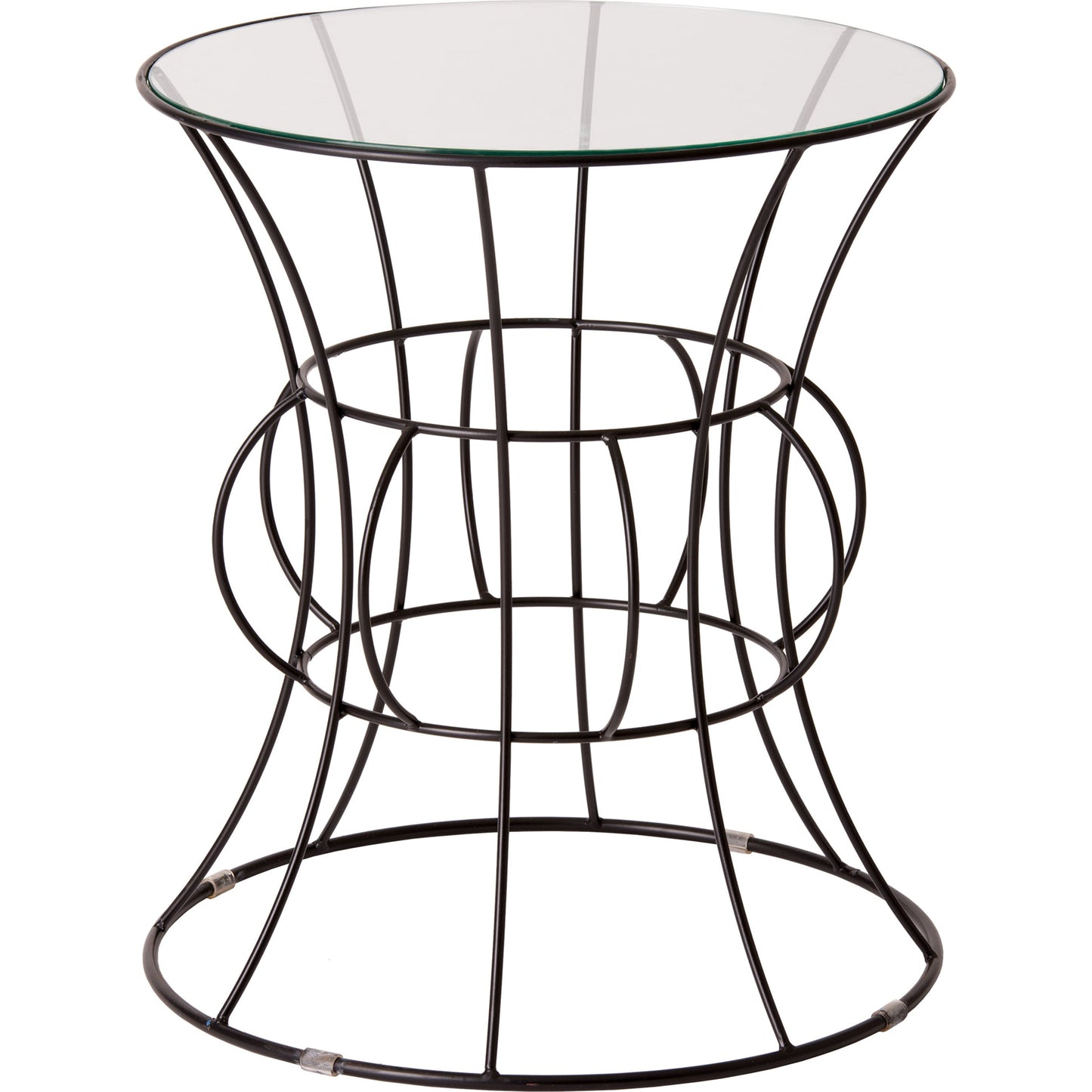 000 S-300074 | Primary Silo | Belle Round Glass Top Table by Emissary. Made from unique in a modern style.