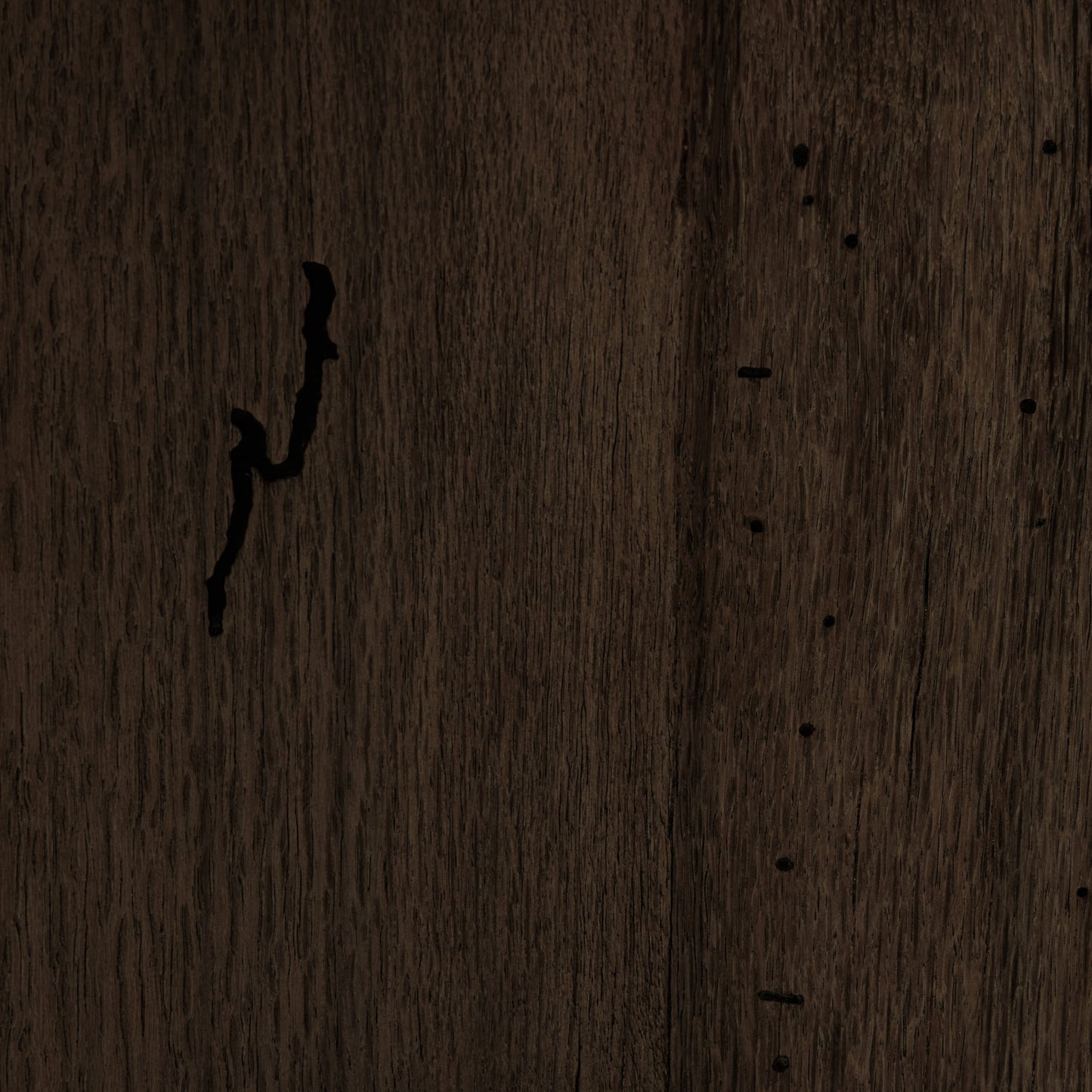 019 SI-2000877 | Closeup | Abaso Media Console by Four Hands. Made from thick oak veneer in a modern style.