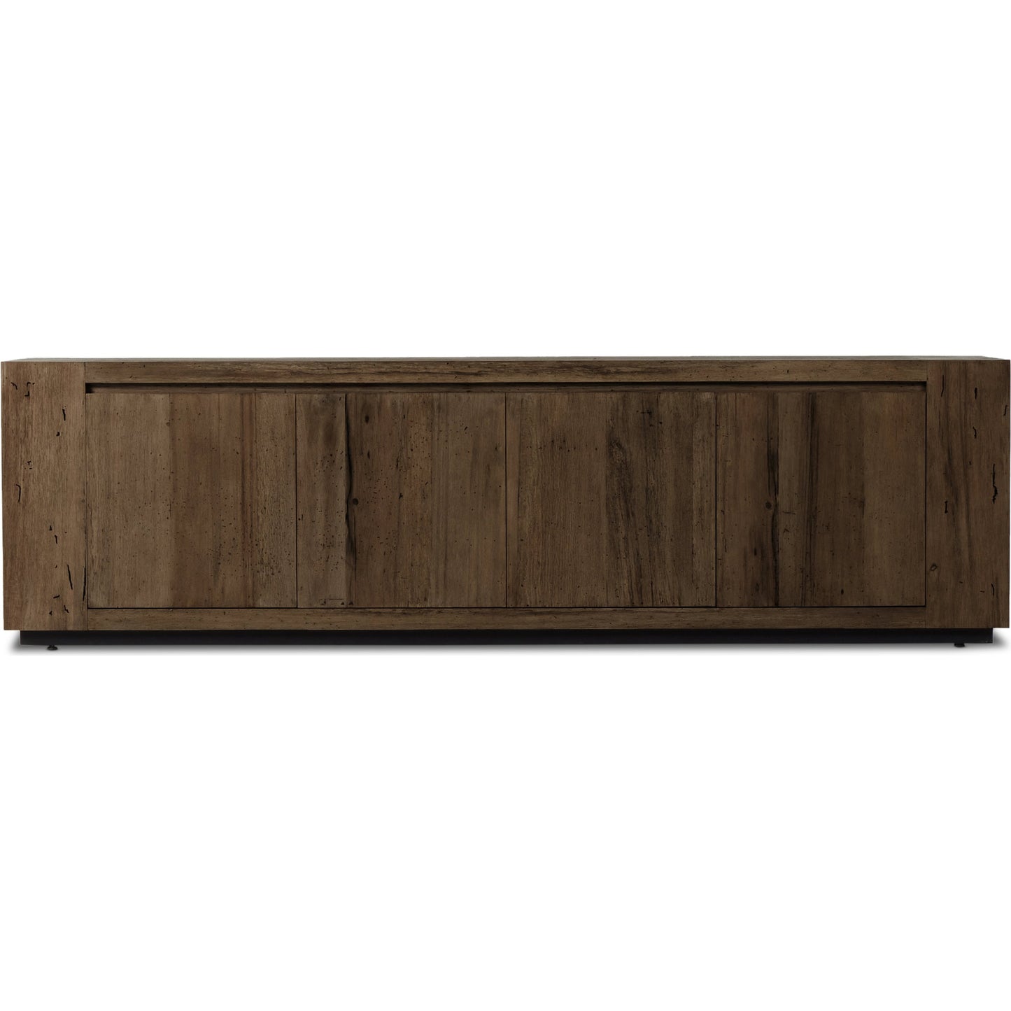 008 SI-2000877 | Additional Silo | Abaso Media Console by Four Hands. Made from thick oak veneer in a modern style.