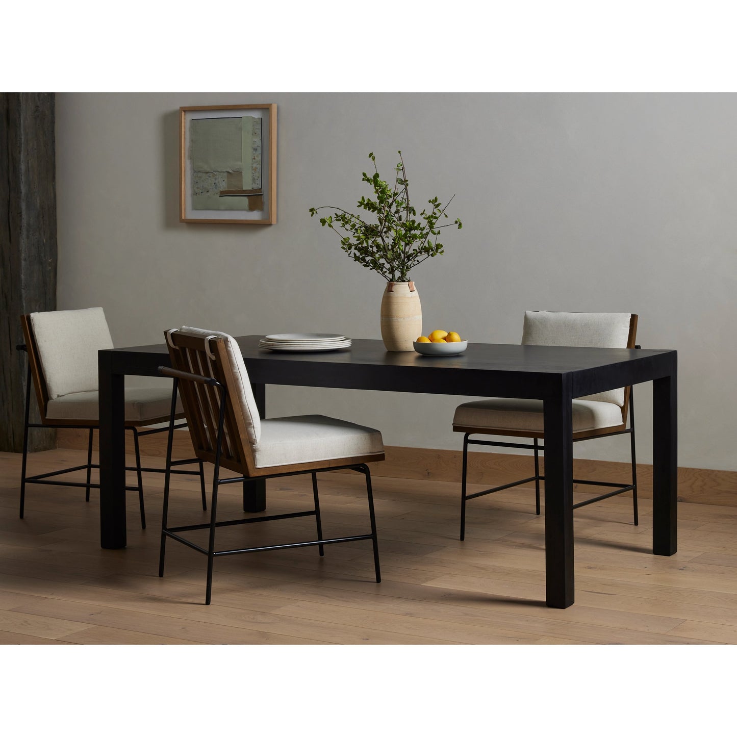 042 SI-1980454 | Lifestyle | Isador Dining Table by Four Hands. Made from solid poplar in a modern style.