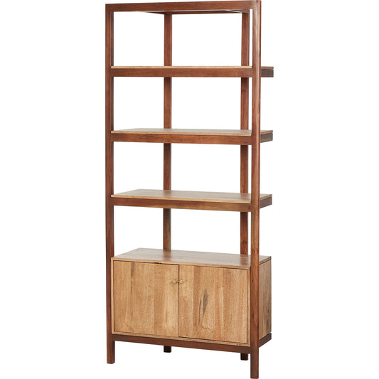 001 SI-2093511 | Primary Silo | Reza Bookcase by Four Hands. Made from solid acacia, solid parawood in a modern style.