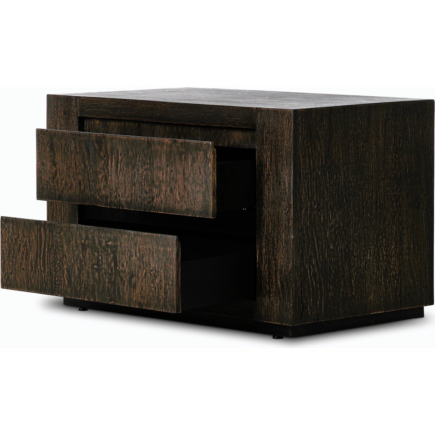 003 SI-2158010 | Primary Silo | Abaso Nightstand by Four Hands. Made from thick oak veneer, engineered hardwood in a modern style.