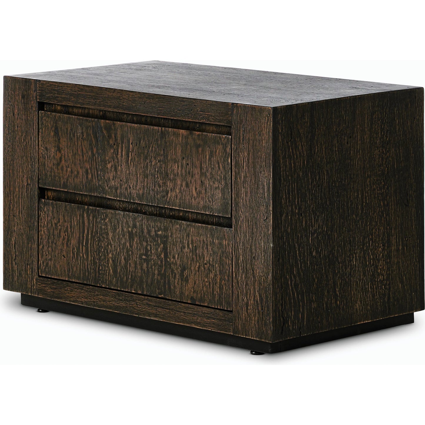 002 SI-2158010 | Primary Silo | Abaso Nightstand by Four Hands. Made from thick oak veneer, engineered hardwood in a modern style.