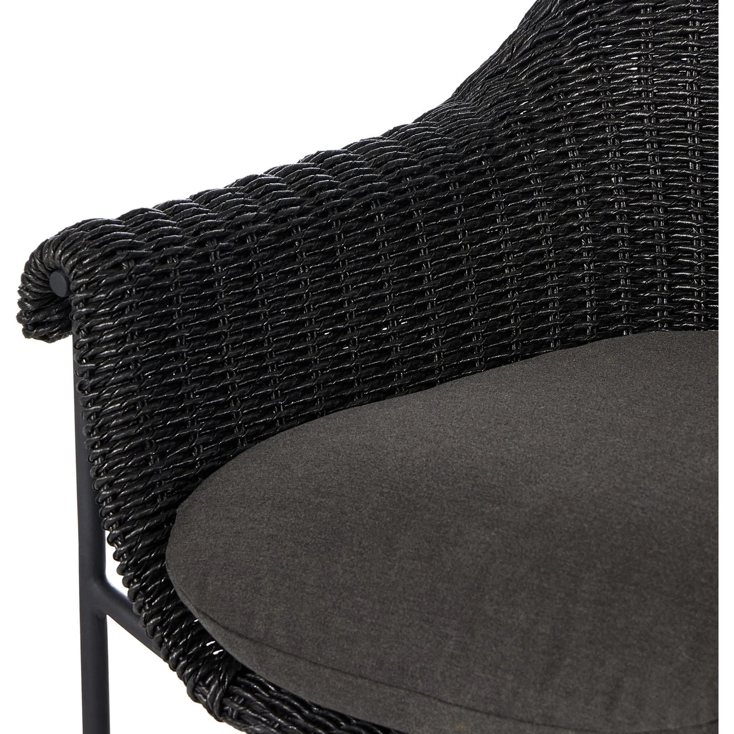 020 SI-2257107 | Closeup | Suerte Outdoor Bar Stool by Four Hands. Made from 100% acrylic, iron, 100% polyethylene in a unique style.