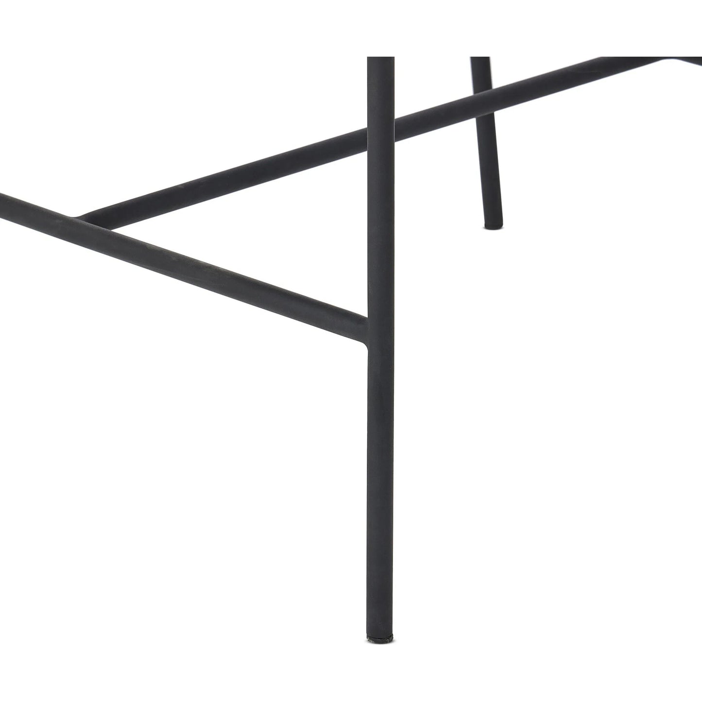 022 SI-2257108 | Closeup | Suerte Outdoor Counter Stool by Four Hands. Made from 100% acrylic, iron, 100% polyethylene in a unique style.