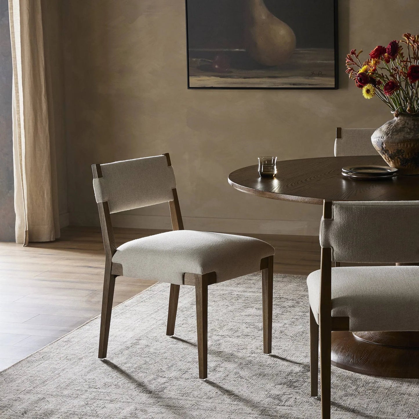 020 SI-2320292 | Lifestyle | Tamari Dining Chair by Four Hands. Made from unique in a transitional style.