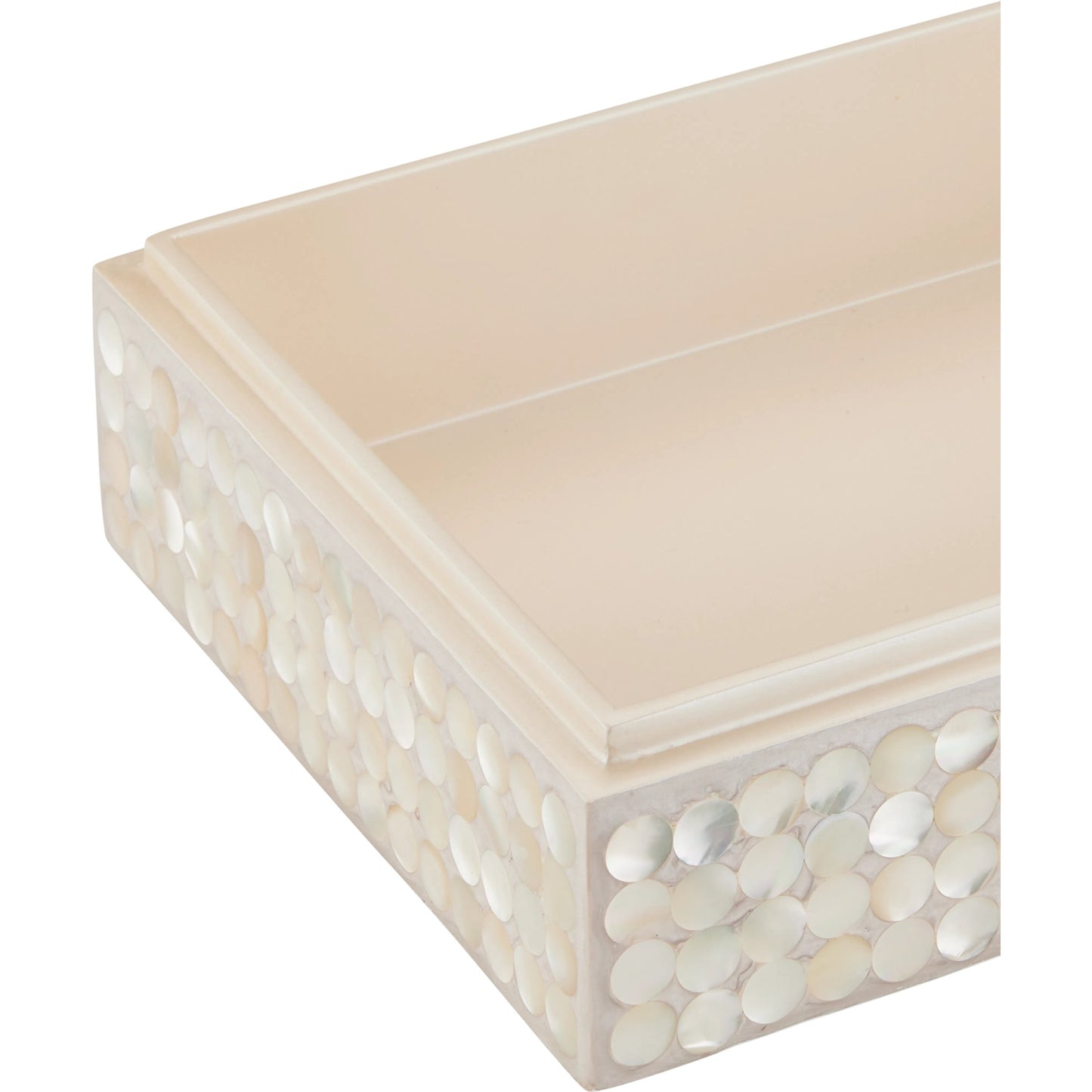003 SI-2191722 | Additional Silo | Gerri Dot Box Set by Currey and Company in natural, cream. Made from mother of pearl, composite, engineered wood in a modern style.