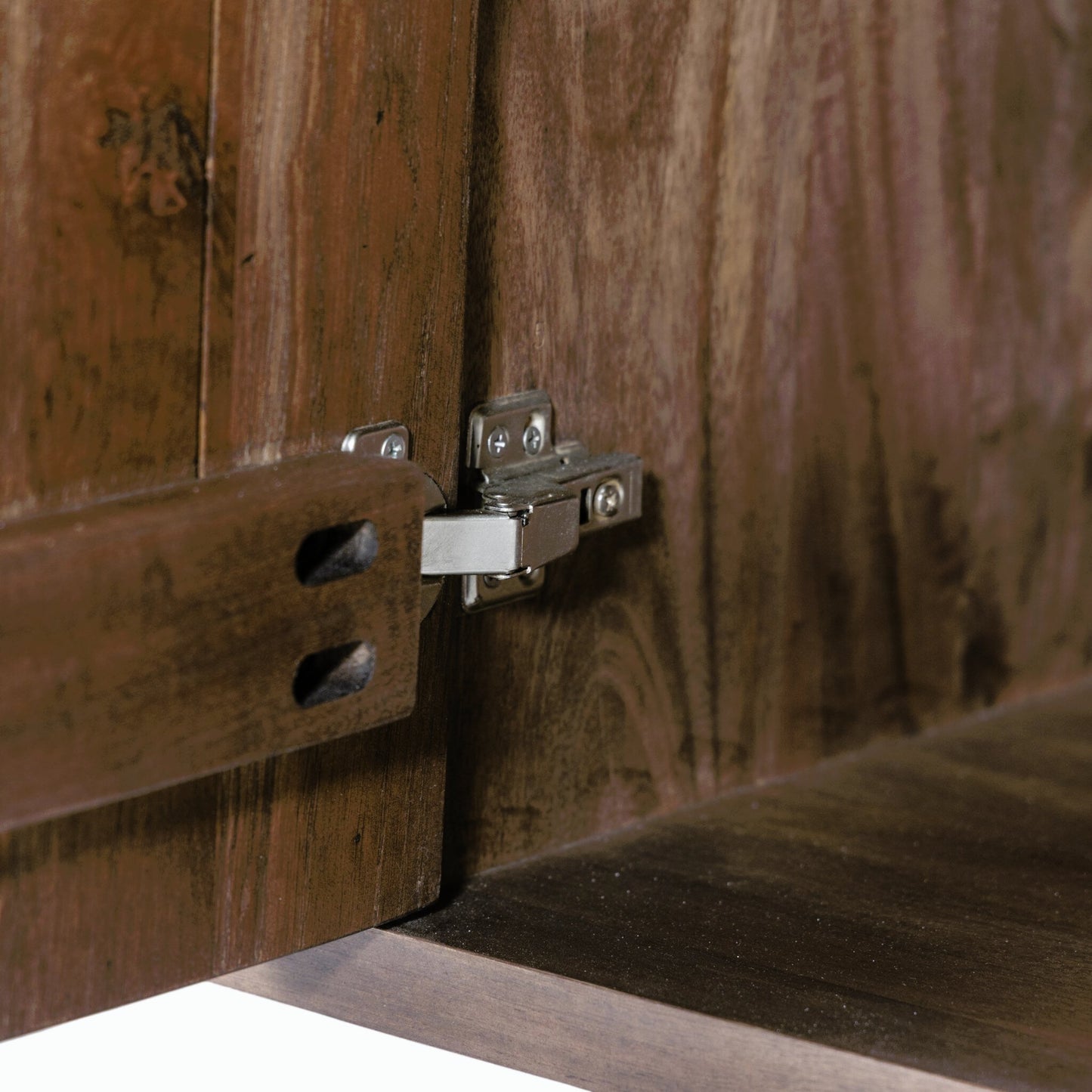 007 SI-2158153 | Closeup | Ezri Sideboard by Four Hands in cocoa oak. Made from solid oak in a modern style.