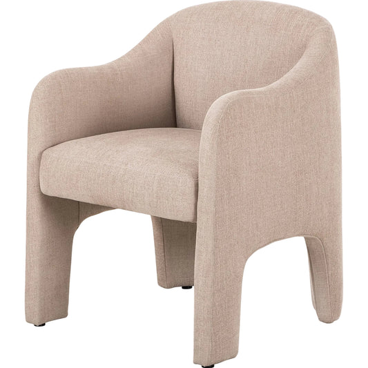 010 SI-2320271 | Primary Silo | Sully Dining Chair by Four Hands in harbor sand. Made from 60% polyester, 40% viscose (rayon) in a unique style.