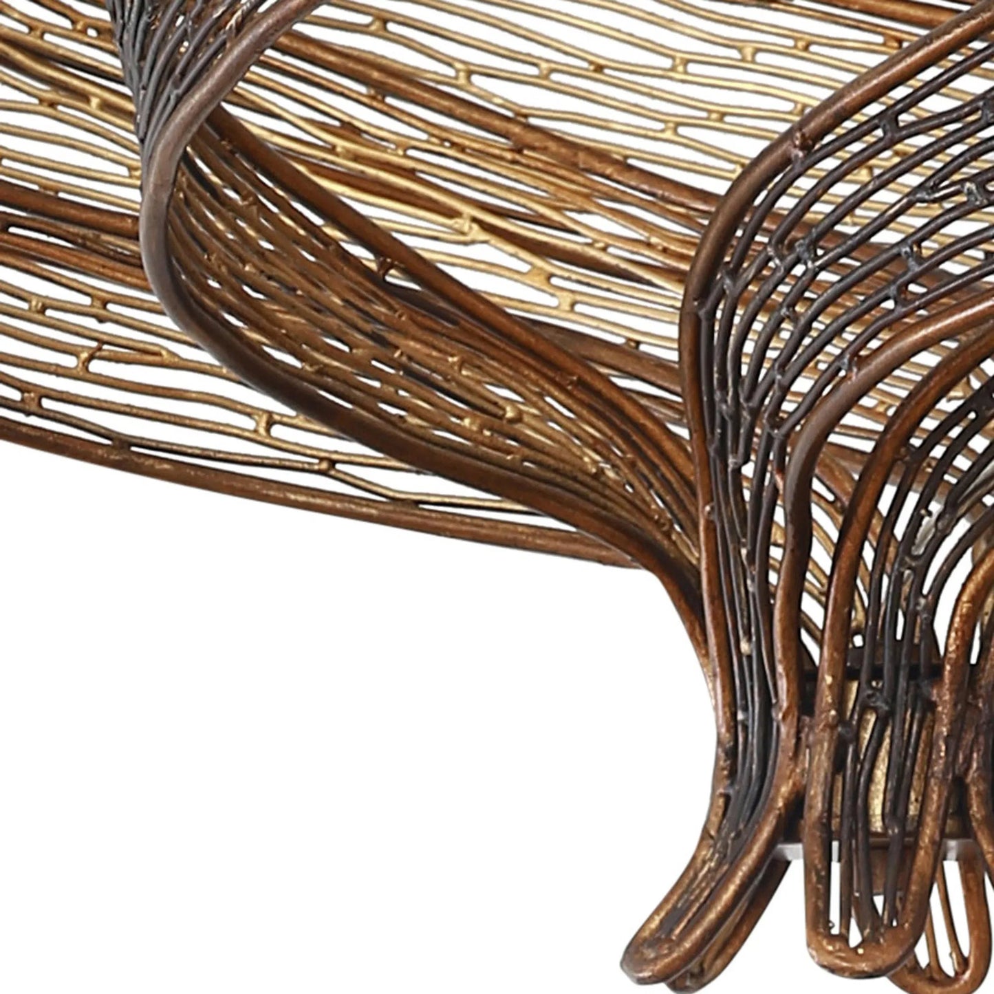 007 SR-817740 | Closeup | Flow Chandelier by Varaluz in hammered orange. Made from hammered ore, gloss opal in a modern style.