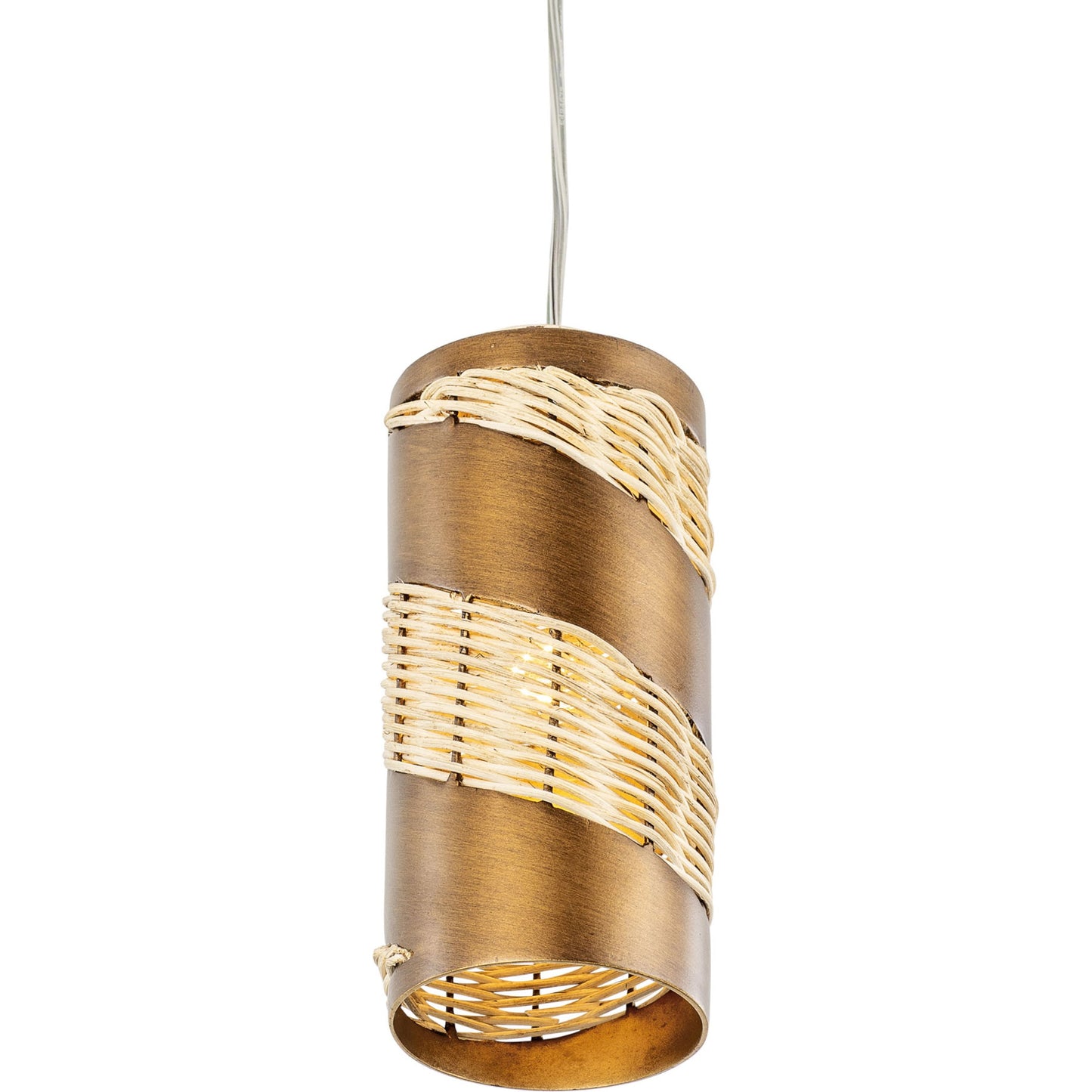 002 SI-1991386 | Additional Silo | Flow II Mini Pendant by Varaluz in baguette/natural rattan. Made from unique in a modern style.