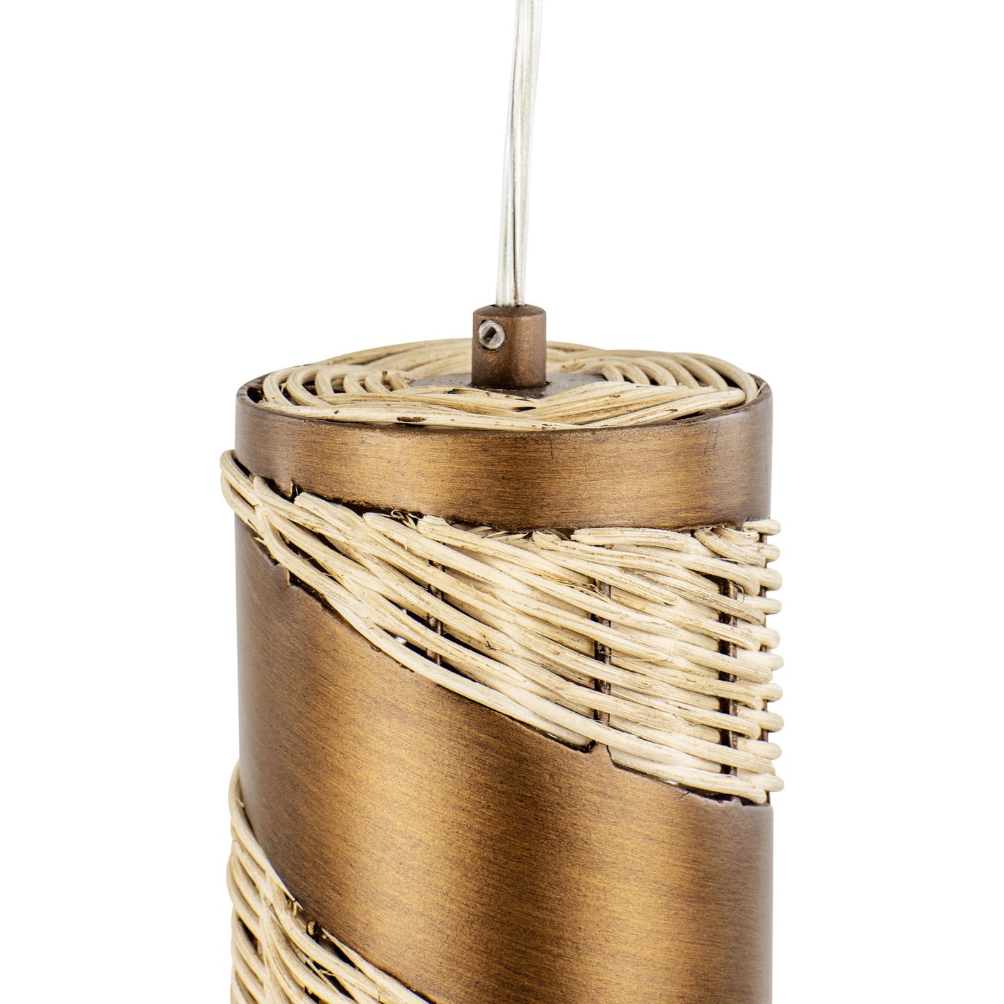 004 SI-1991386 | Additional Silo | Flow II Mini Pendant by Varaluz in baguette/natural rattan. Made from unique in a modern style.