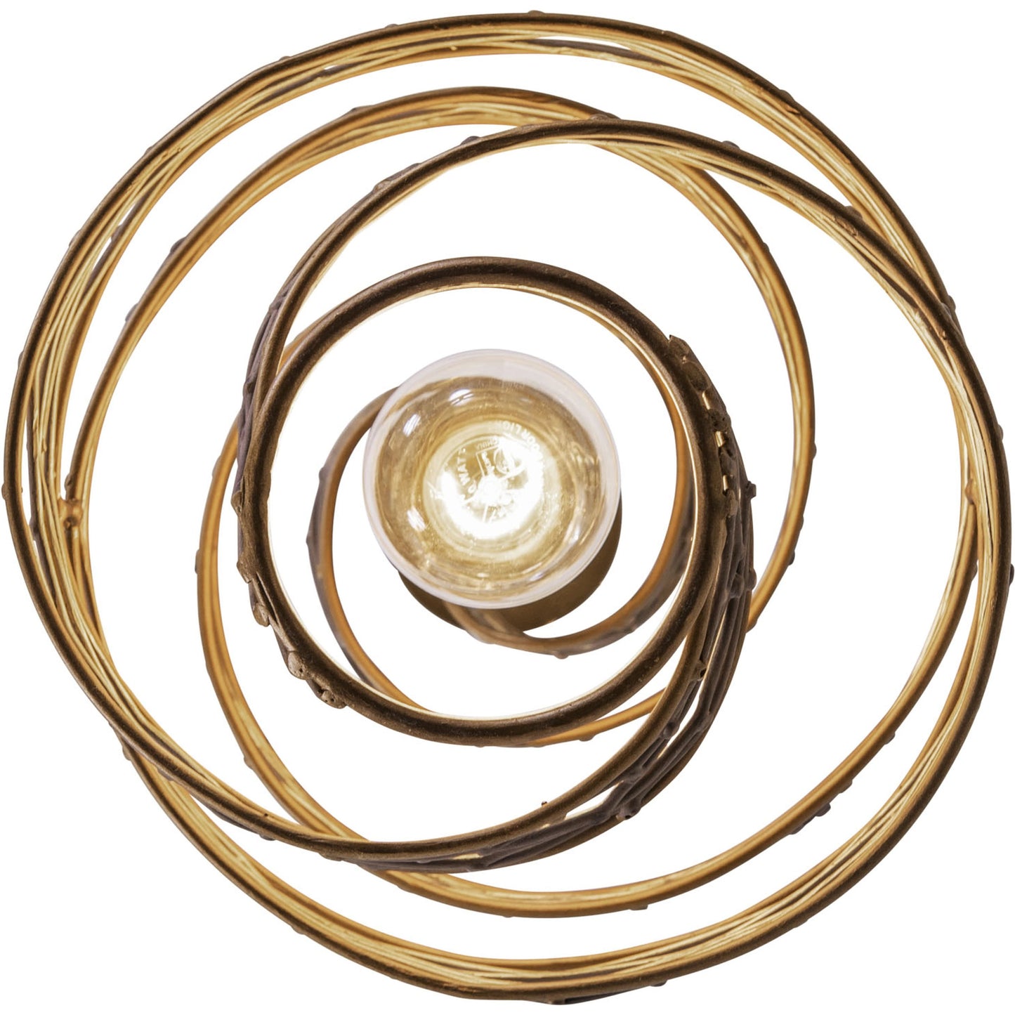 007 SR-817756 | Additional Silo | Flow III Twist Mini Pendant by Varaluz in hammered ore. Made from hammered ore in a modern style.