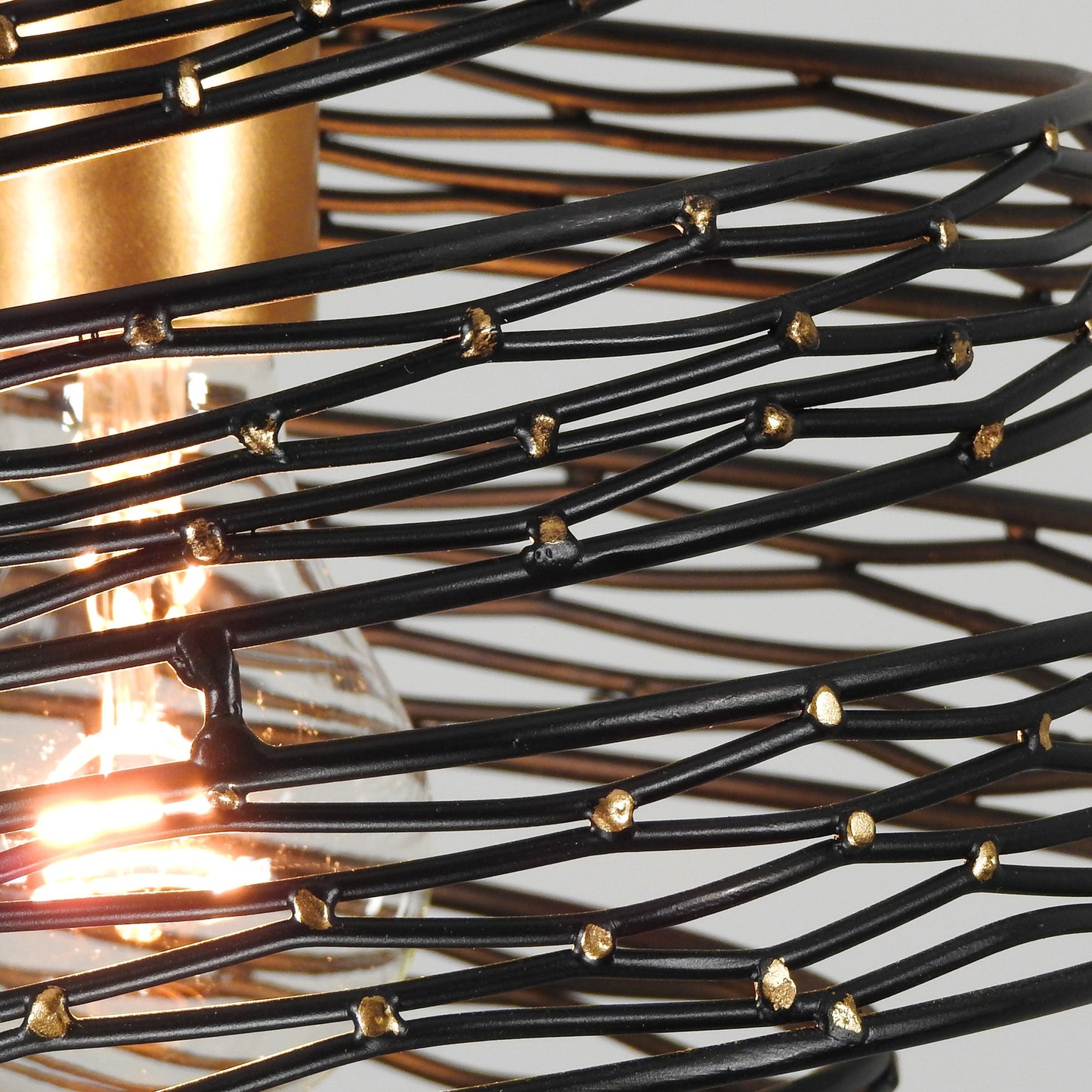 003 SI-1991392 | Additional Silo | Flow I Twist Mini Pendant by Varaluz in matte black/french gold. Made from unique in a modern style.