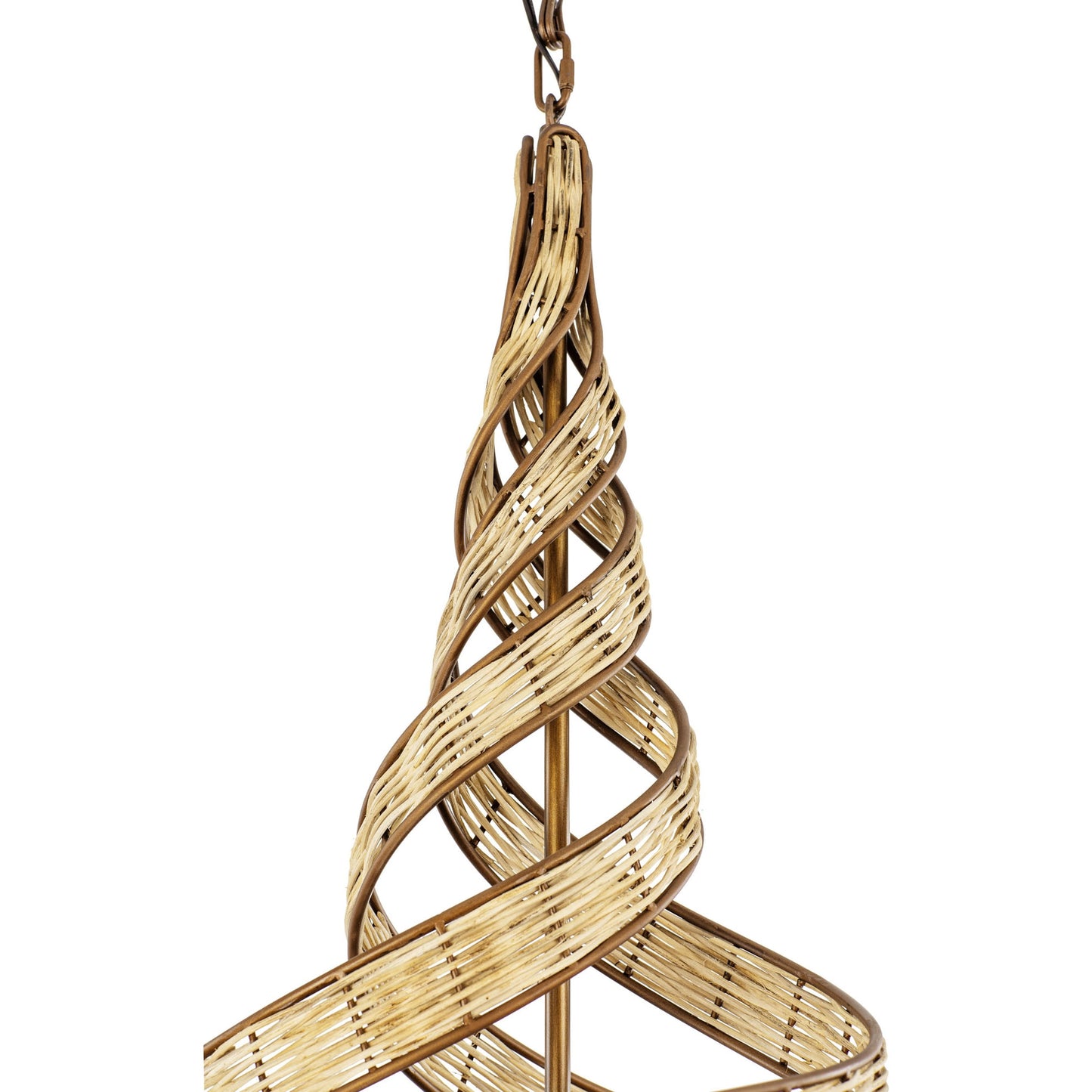 006 SI-1991400 | Additional Silo | Flow II Twist 8-Light Pendant by Varaluz in baguette/natural rattan. Made from unique in a modern style.