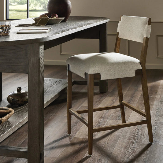 Tamari Counter Stool by Four Hands. Made from unique in a transitional style.