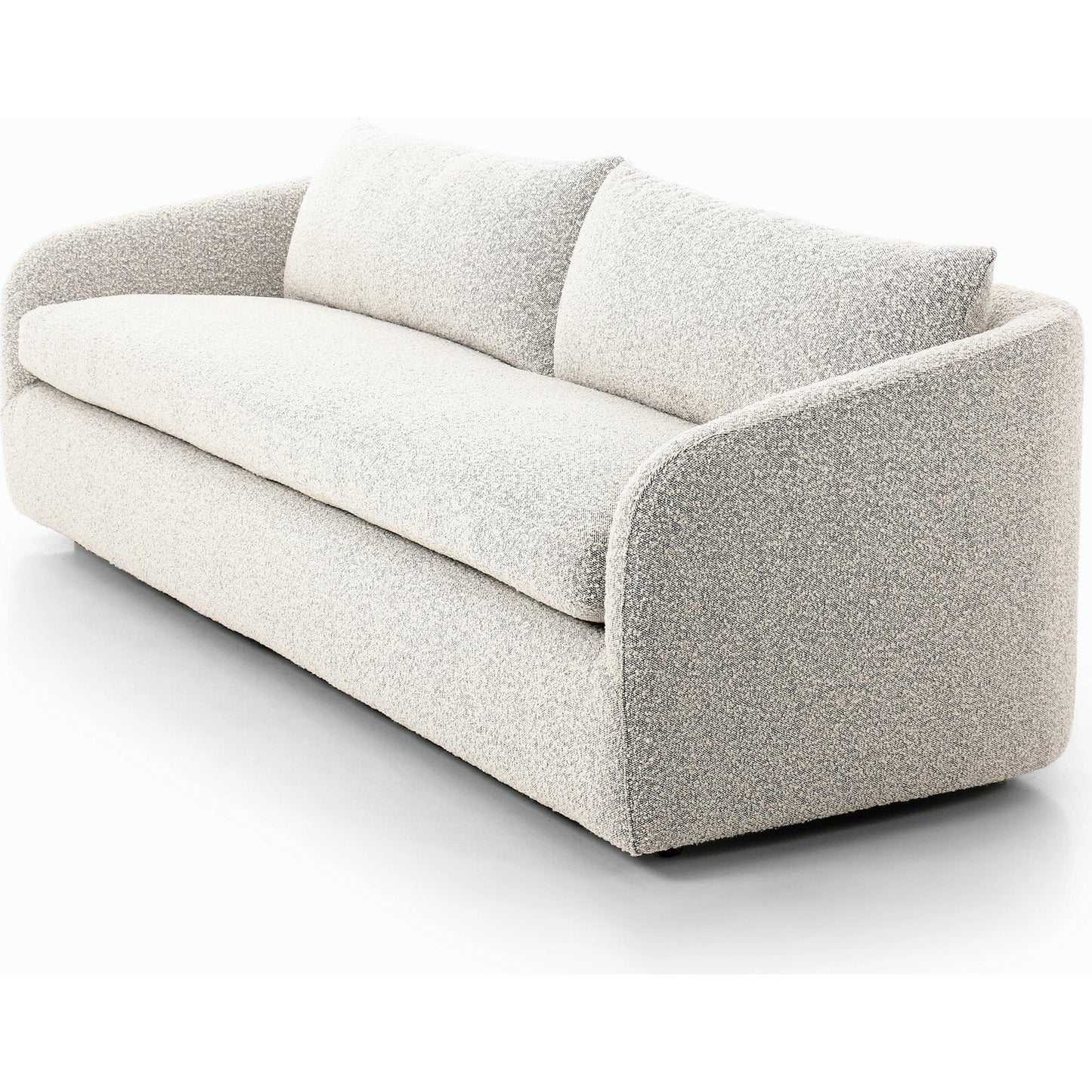 006 SI-2158547 | Closeup | Topanga SOFA-97" by Four Hands in knoll domino. Made from 95% polyester, 5% acrylic, poplar plywood, 100% polyester in a modern style.