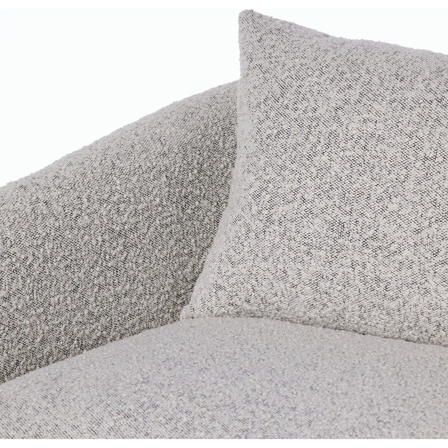 012 SI-2158547 | Closeup | Topanga SOFA-97" by Four Hands in knoll domino. Made from 95% polyester, 5% acrylic, poplar plywood, 100% polyester in a modern style.
