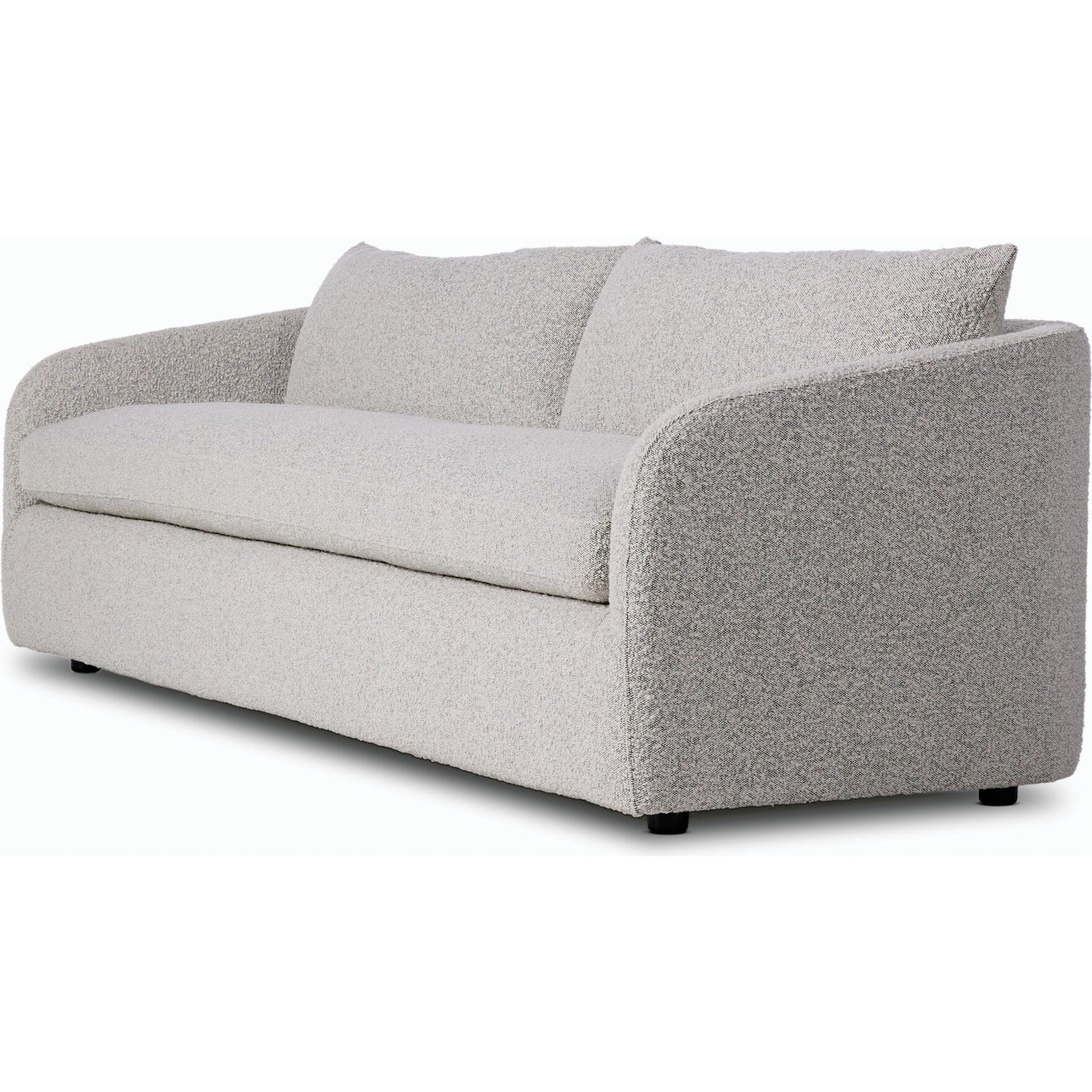014 SI-2158547 | Closeup | Topanga SOFA-97" by Four Hands in knoll domino. Made from 95% polyester, 5% acrylic, poplar plywood, 100% polyester in a modern style.