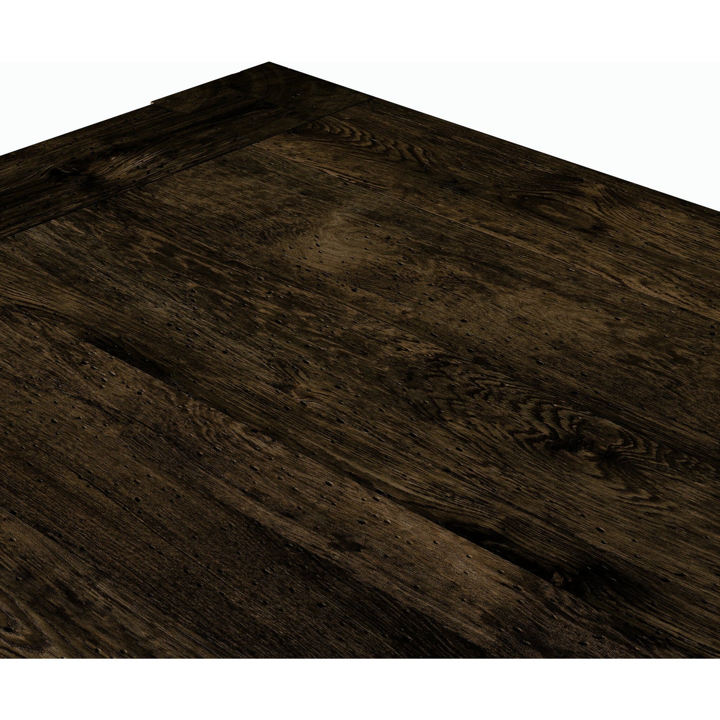 026 SI-2158009 | Closeup | Abaso Dining Table by Four Hands. Made from thick oak veneer, engineered hardwood in a modern style.
