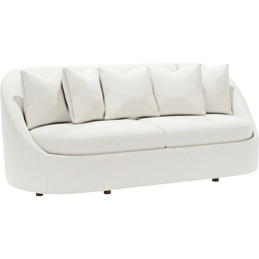 001 SI-2540404 | Primary Silo | Genevieve Sofa by Artistica Home in white, ivory. Made from oak, fabric in a unique style.
