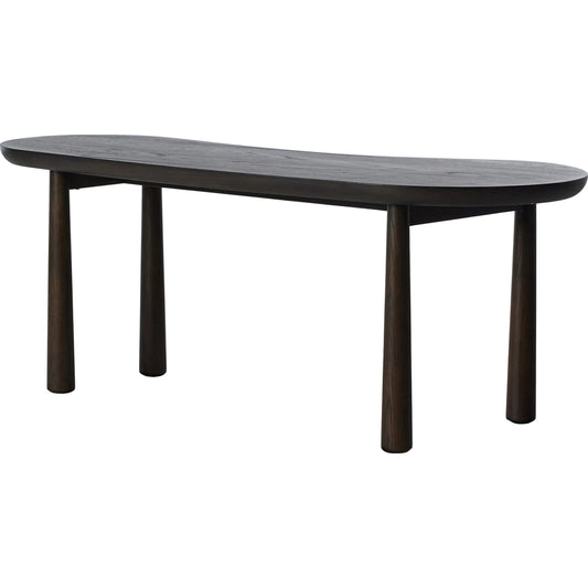 001 SI-2320017 | Primary Silo | Clara Desk by Four Hands in sienna brown oak. Made from solid oak, oak veneer in a modern style.