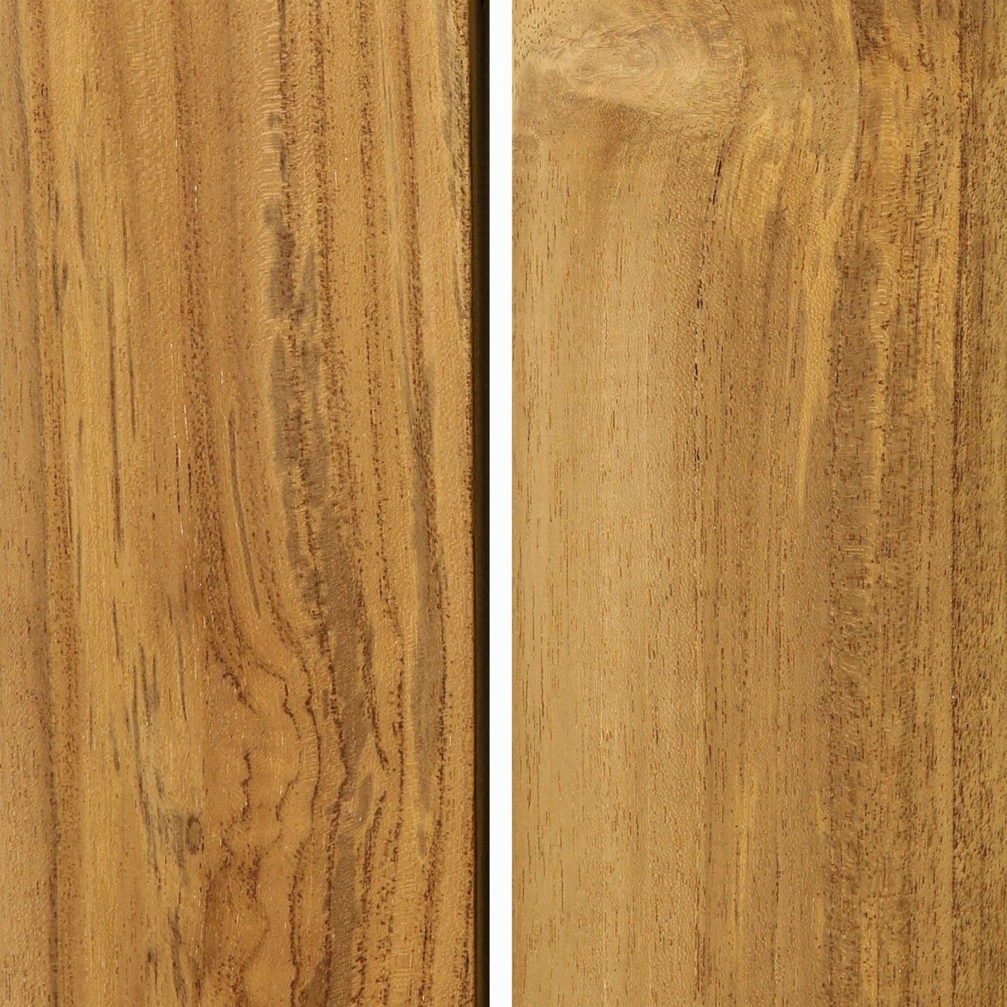 007 SI-2158108 | Closeup | Chapman Outdoor Console Table by Four Hands in natural teak. Made from solid fsc®-certified teak in a modern style.