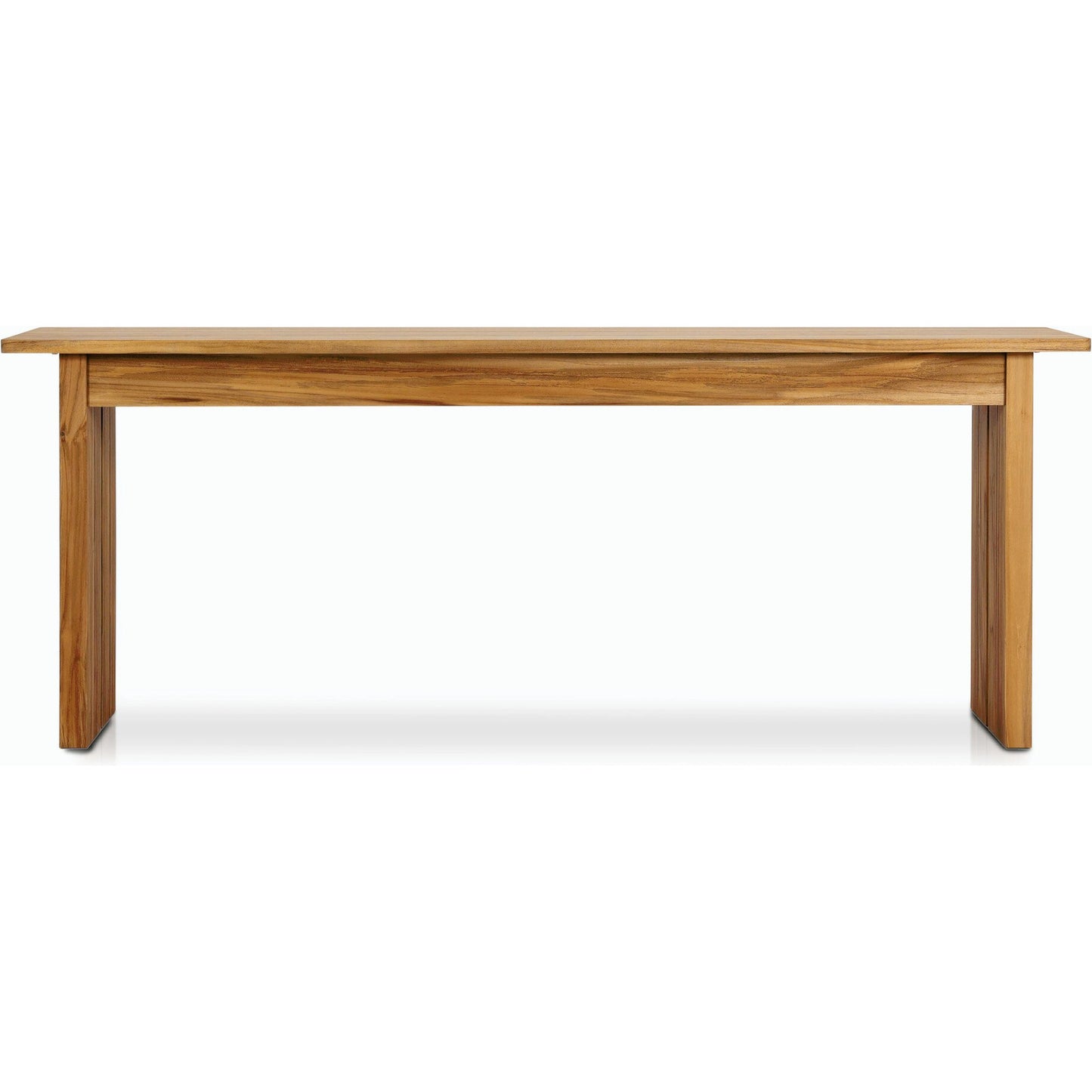 002 SI-2158108 | Additional Silo | Chapman Outdoor Console Table by Four Hands in natural teak. Made from solid fsc®-certified teak in a modern style.