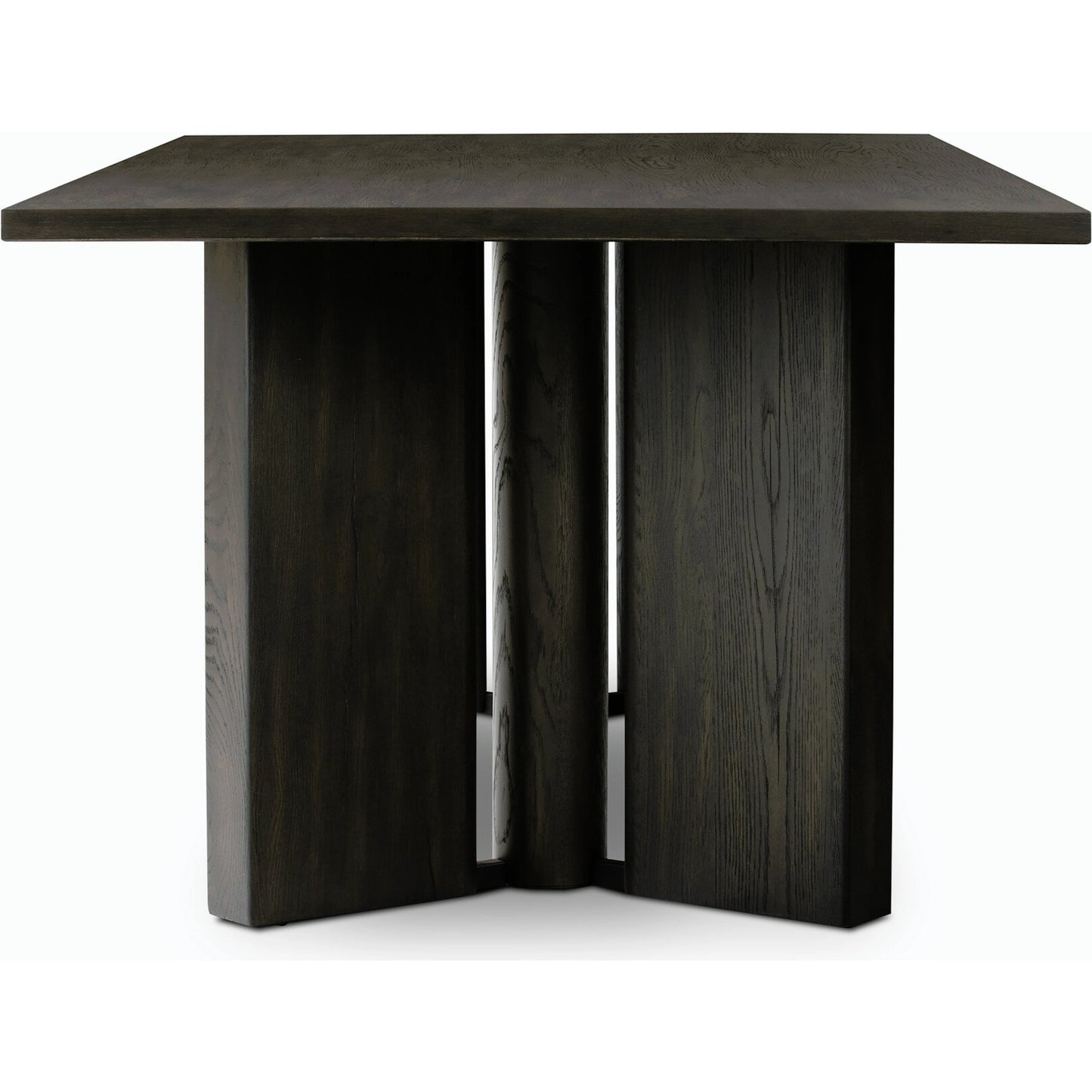 003 SI-2158206 | Additional Silo | Huxley Dining Table 84" by Four Hands in smoked black veneer. Made from thick oak veneer, solid oak in a modern style.
