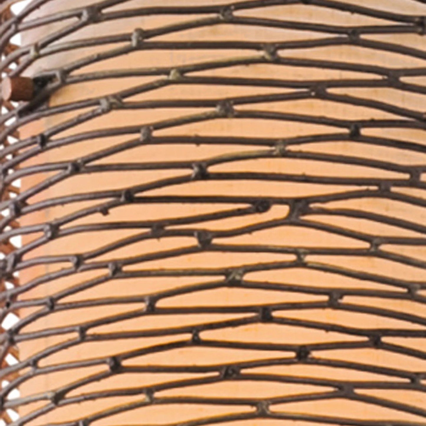 007 SR-817748 | Closeup | Flow III Mini Pendant by Varaluz in hammered orange. Made from hammered ore in a modern style.