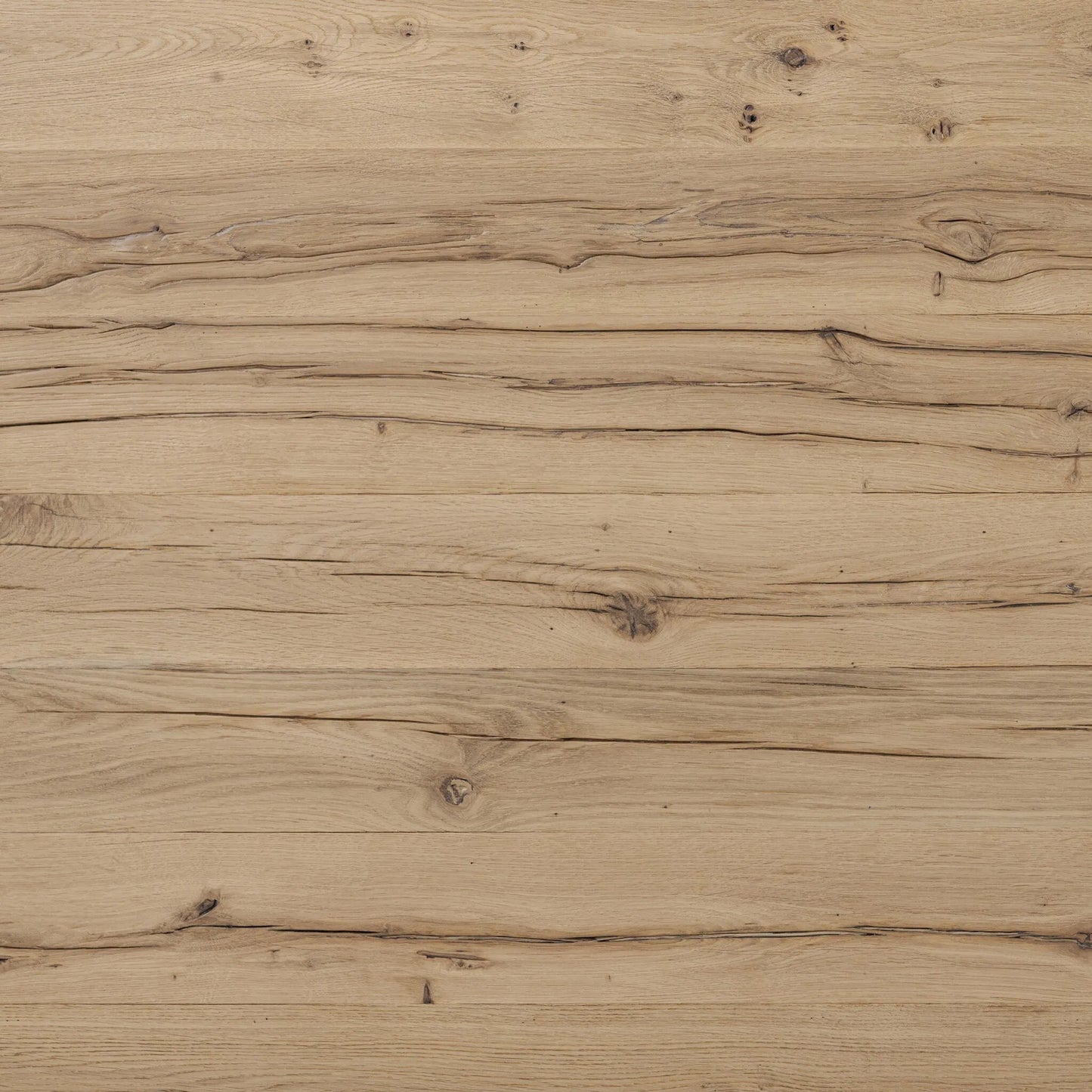 004 SI-2320147 | Closeup | Leandro Coffee Table by Four Hands in natural reclaimed french oak, natural french oak solid. Made from solid reclaimed oak, solid oak in a unique style.