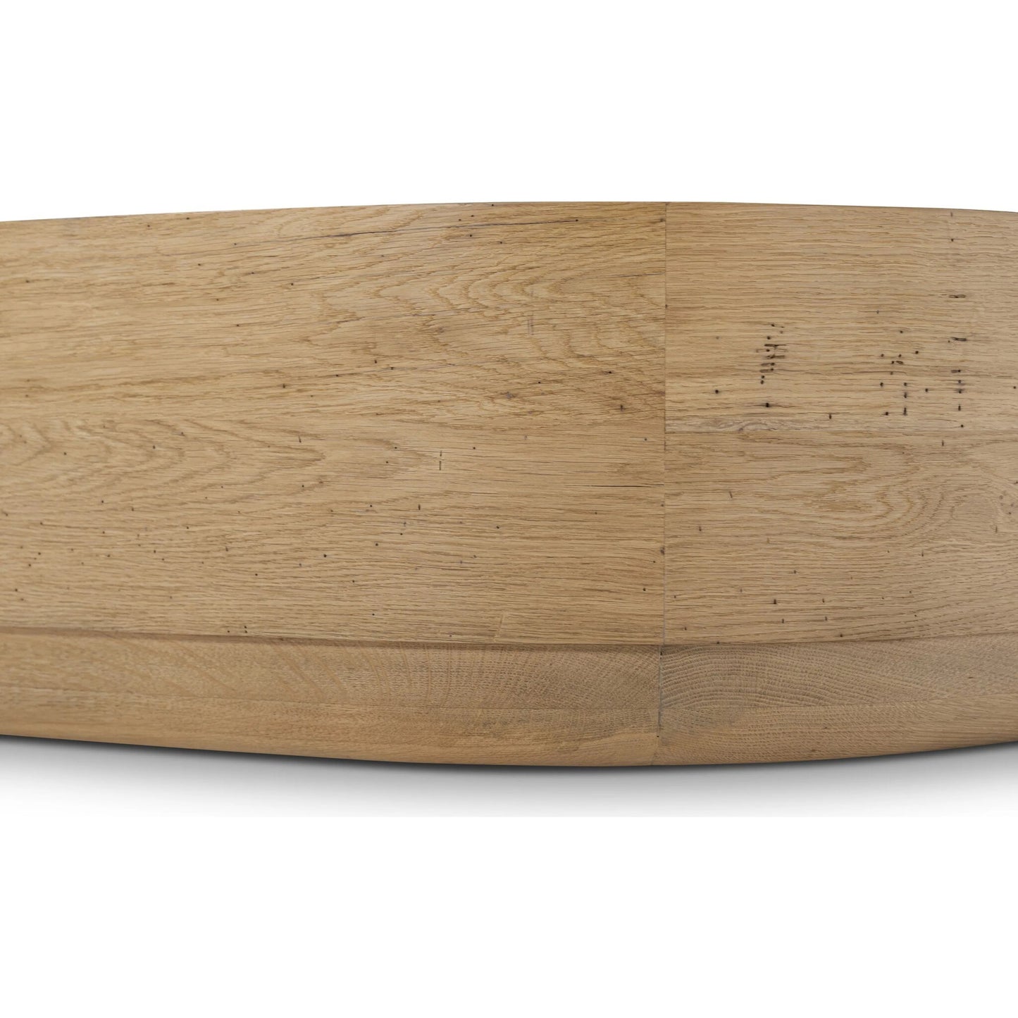 008 SI-2320147 | Closeup | Leandro Coffee Table by Four Hands in natural reclaimed french oak, natural french oak solid. Made from solid reclaimed oak, solid oak in a unique style.