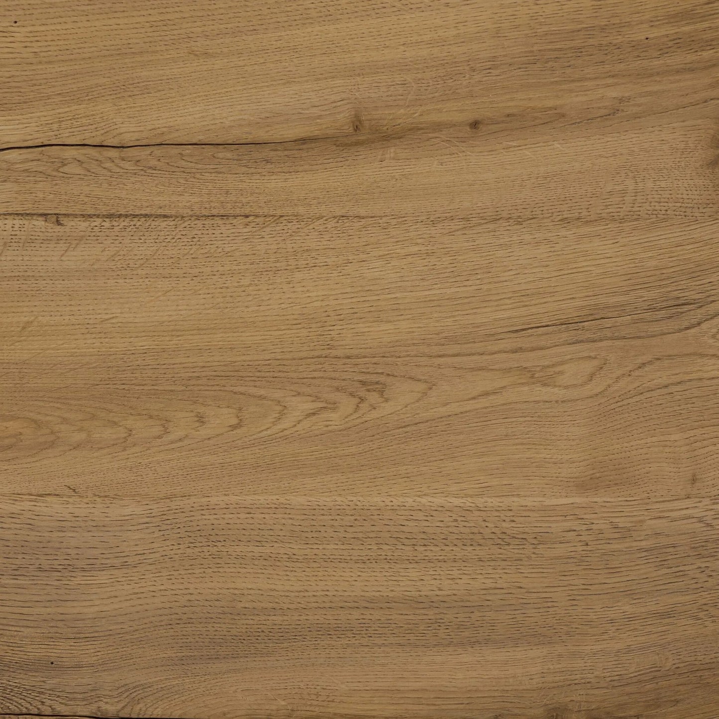 004 SI-2320148 | Closeup | Leandro End Table by Four Hands in natural reclaimed french oak. Made from solid reclaimed oak in a unique style.