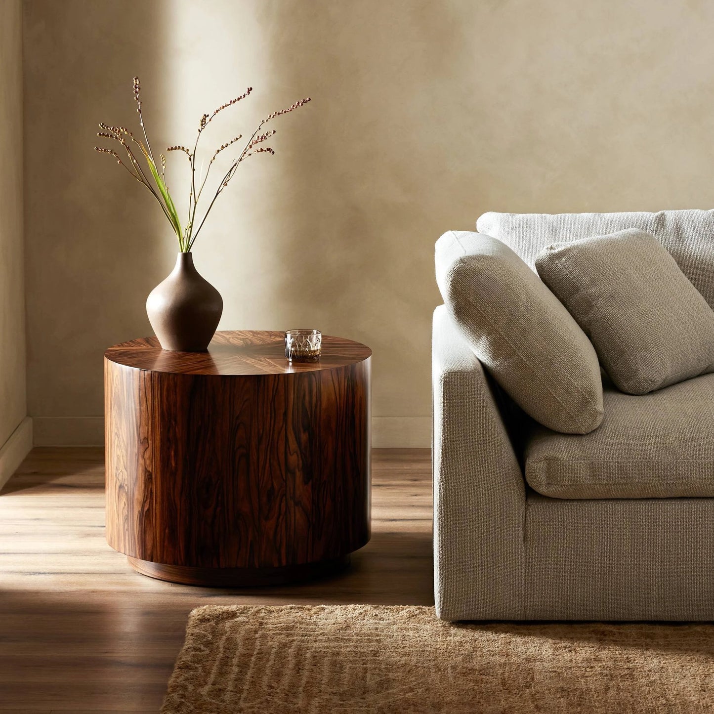 021 SI-2137569 | Lifestyle | Renan End Table by Four Hands. Made from unique in a modern style.