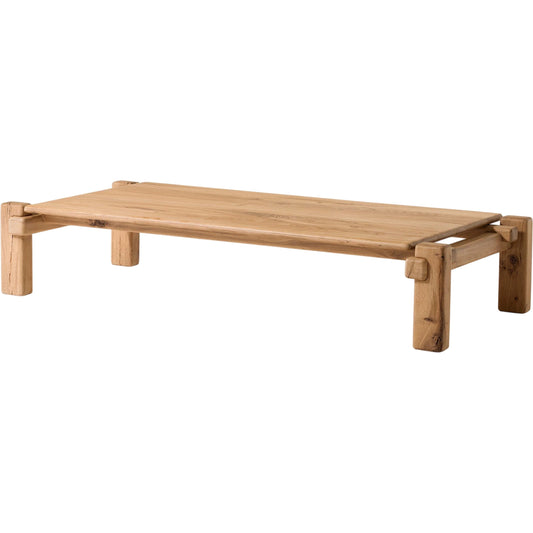 001 SI-2137485 | Primary Silo | Marcia Large Coffee Table by Four Hands in natural reclaimed french oak. Made from solid reclaimed oak in a modern style.