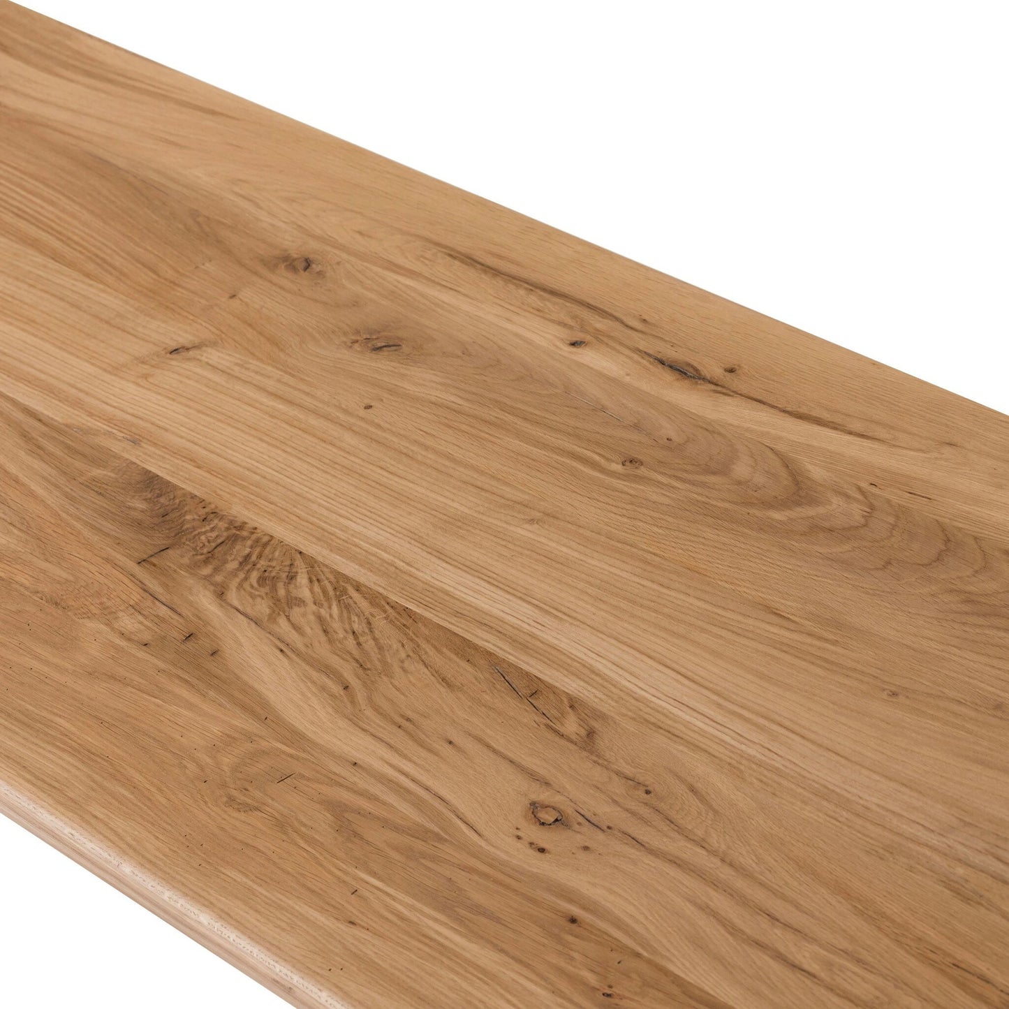008 SI-2137485 | Closeup | Marcia Large Coffee Table by Four Hands in natural reclaimed french oak. Made from solid reclaimed oak in a modern style.