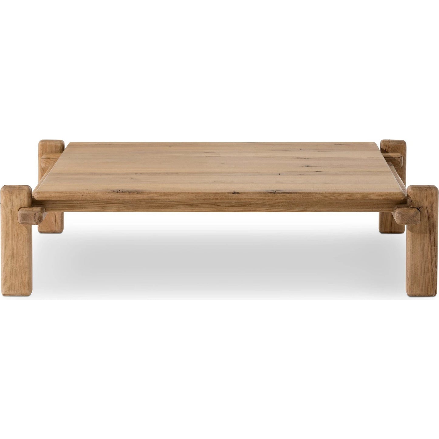 002 SI-2137487 | Additional Silo | Marcia Square Coffee Table by Four Hands in natural reclaimed french oak. Made from solid reclaimed oak in a modern style.
