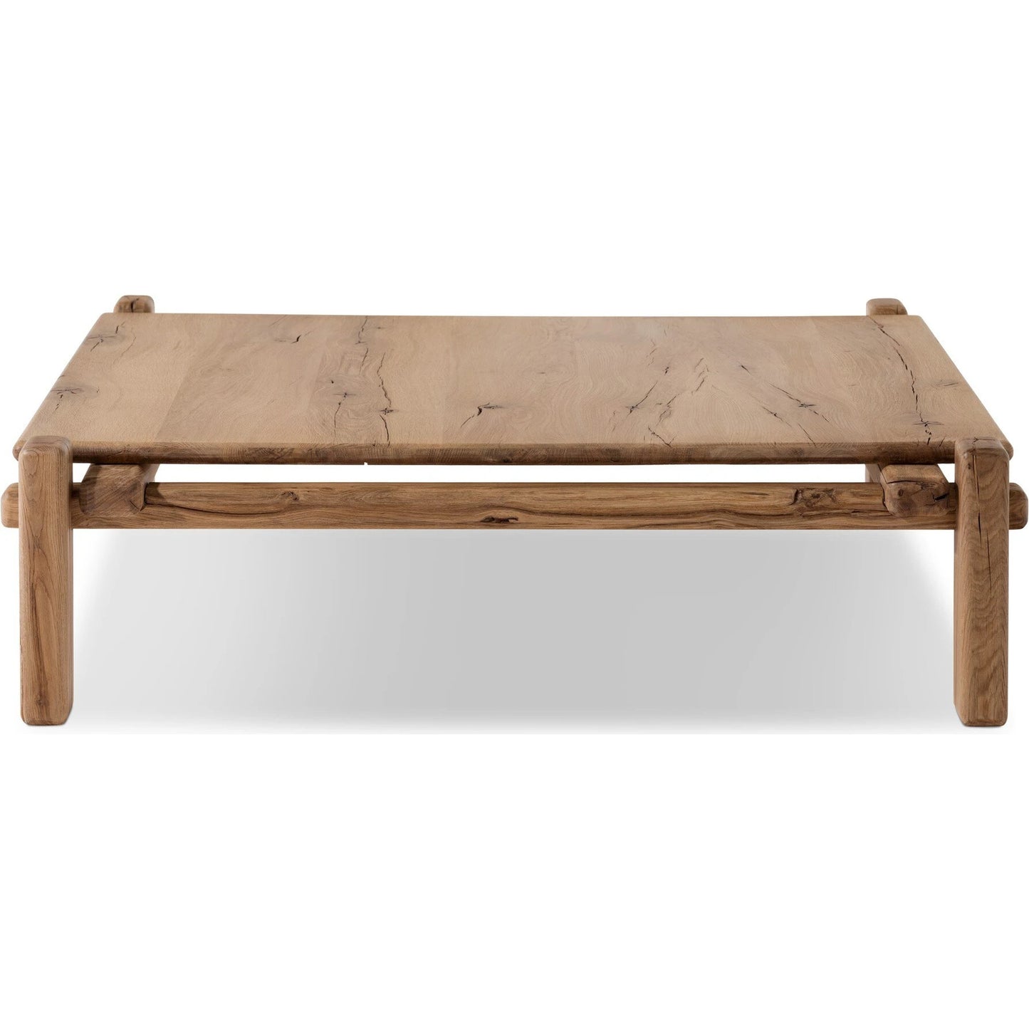 003 SI-2137487 | Additional Silo | Marcia Square Coffee Table by Four Hands in natural reclaimed french oak. Made from solid reclaimed oak in a modern style.