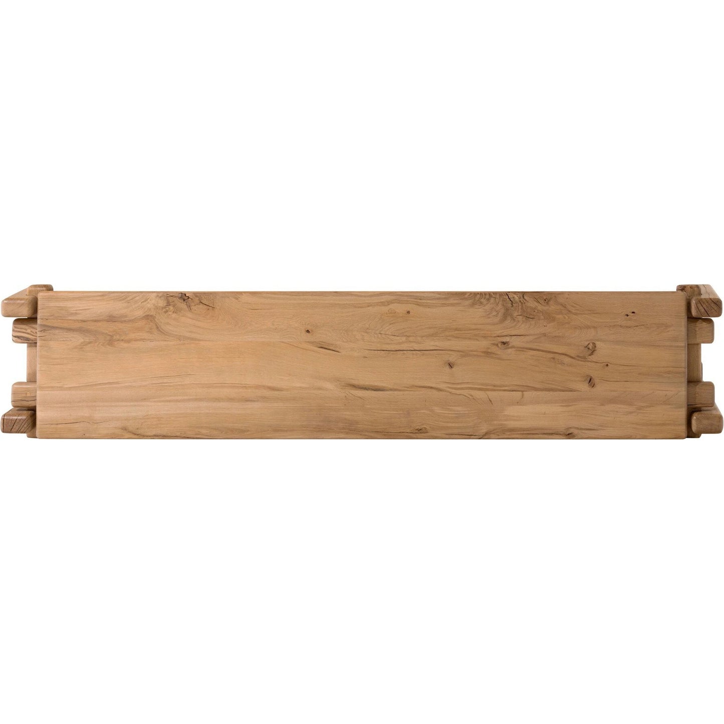 003 SI-2137486 | Additional Silo | Marcia Low Console Table by Four Hands in natural reclaimed french oak. Made from solid reclaimed oak in a modern style.