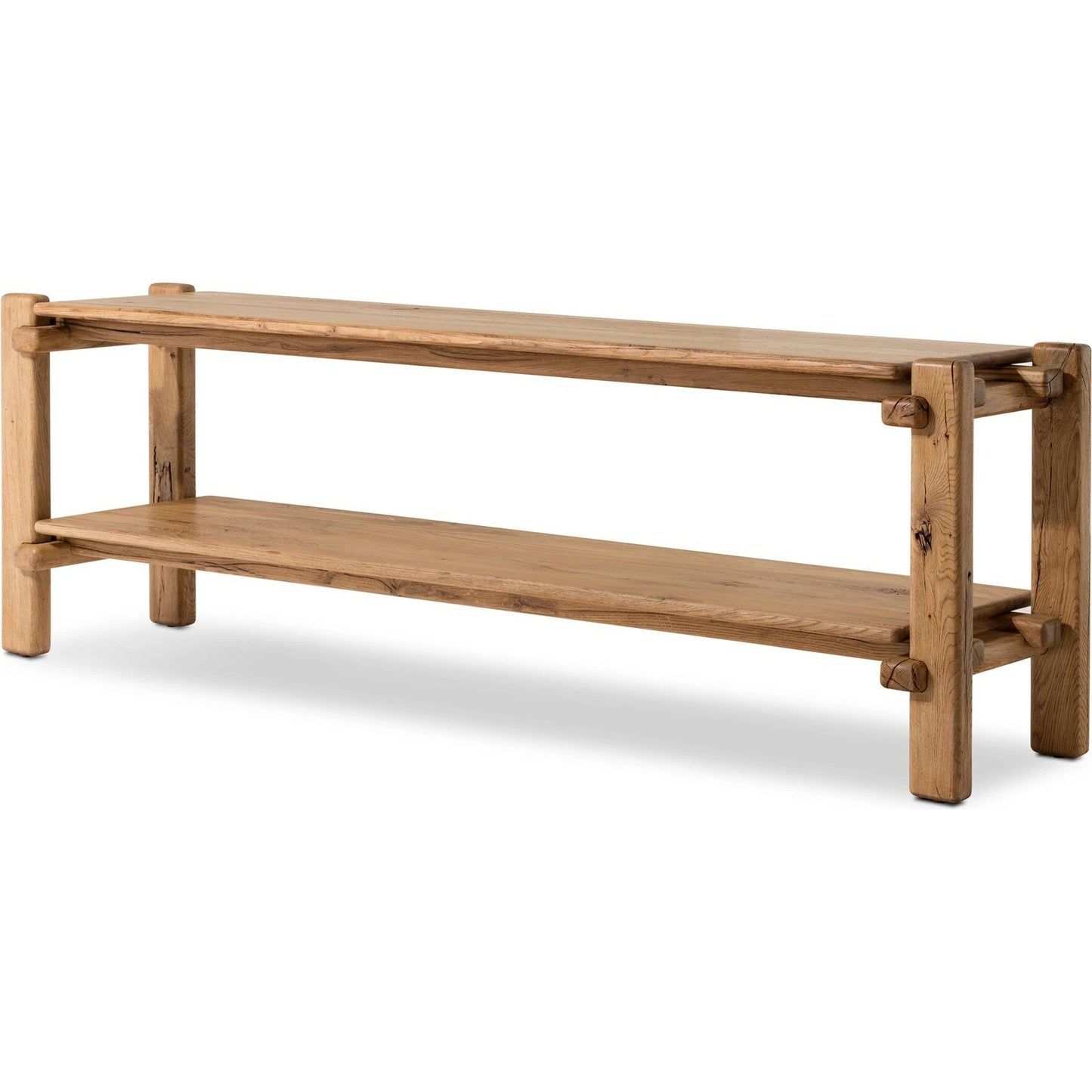 001 SI-2137482 | Primary Silo | Marcia Console Table by Four Hands in natural reclaimed french oak. Made from solid reclaimed oak in a modern style.