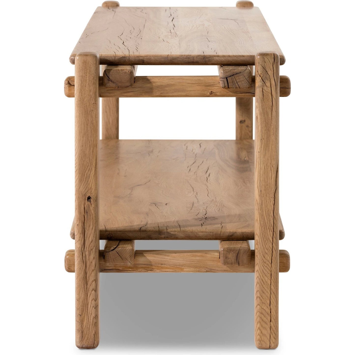 003 SI-2137482 | Additional Silo | Marcia Console Table by Four Hands in natural reclaimed french oak. Made from solid reclaimed oak in a modern style.