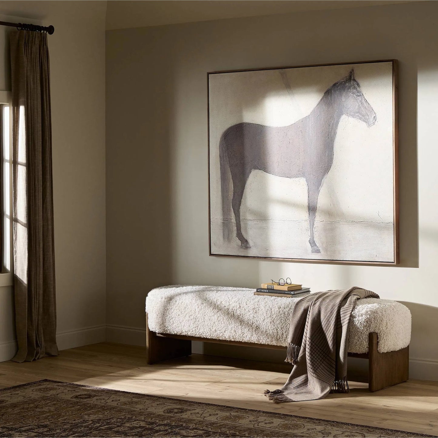 027 SI-2257137 | Lifestyle | Kirby Accent Bench by Four Hands. Made from unique in a modern style.
