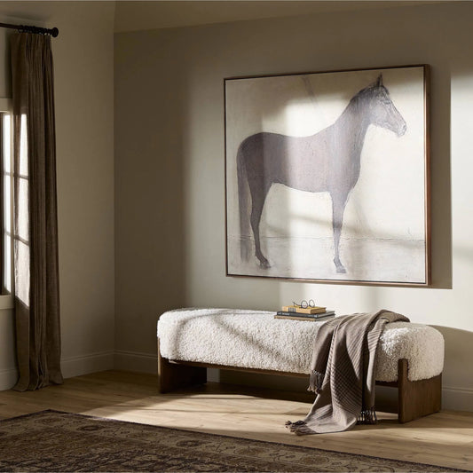 Kirby Accent Bench by Four Hands. Made from unique in a modern style.