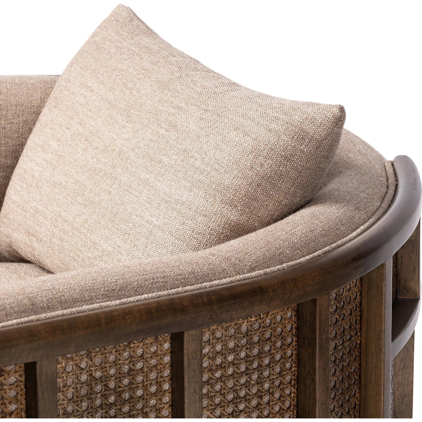 009 SI-2257139 | Closeup | June Swivel Chair by Four Hands. Made from unique in a transitional style.