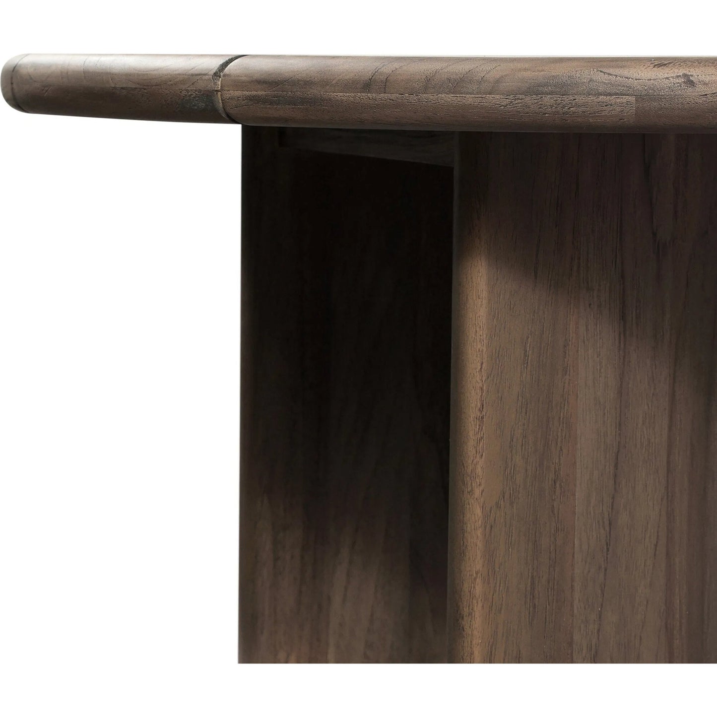 011 SI-2320210 | Closeup | Paden Outdoor Coffee Table by Four Hands in stained toasted brown-fsc. Made from solid fsc®-certified teak in a transitional style.