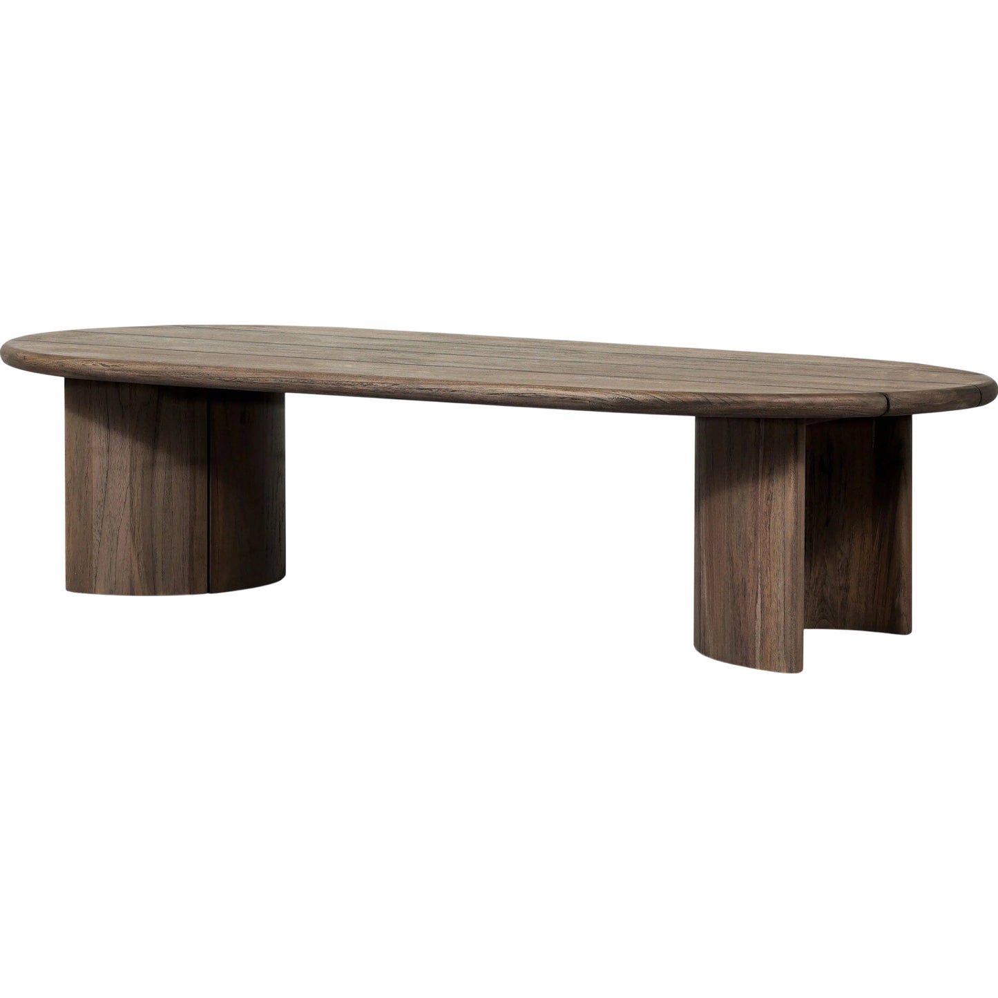 001 SI-2320210 | Primary Silo | Paden Outdoor Coffee Table by Four Hands in stained toasted brown-fsc. Made from solid fsc®-certified teak in a transitional style.