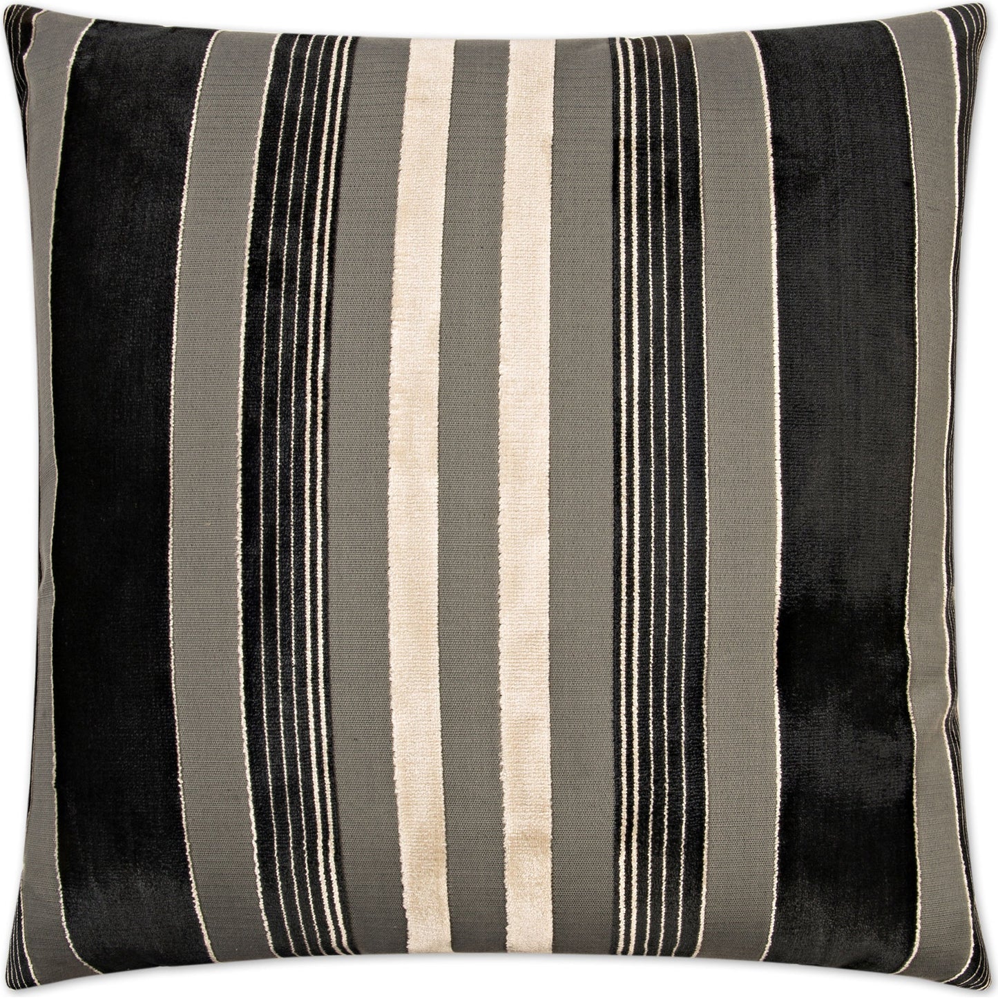 001 SR-738387 | Primary Silo | Cayman by DV Kap Home in black, gray. Made from 60% rayon, 40% polyester in a transitional style.