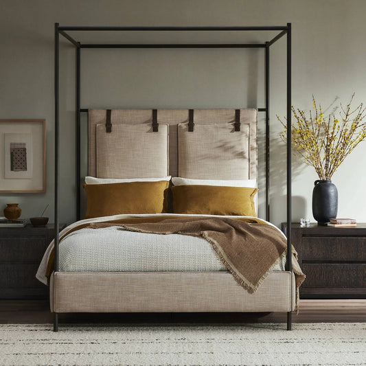 Leigh Canopy Bed by Four Hands. Made from unique in a unique style.